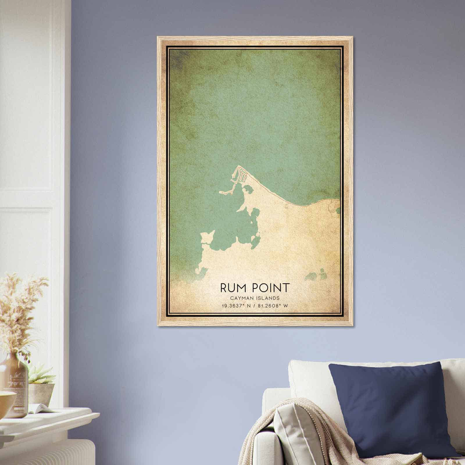 Deerfield Kansas Map Poster, Modern Home Decor Wall Art Print (Copy)
