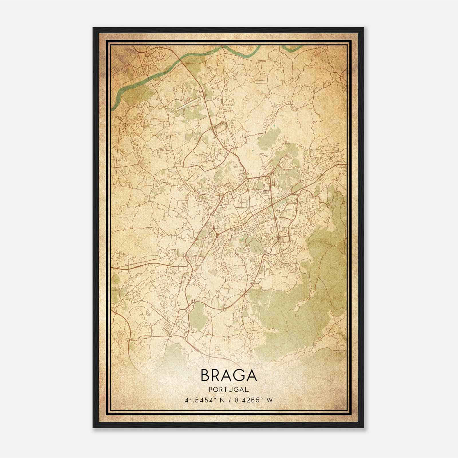 Braga - Custom Maps & Posters