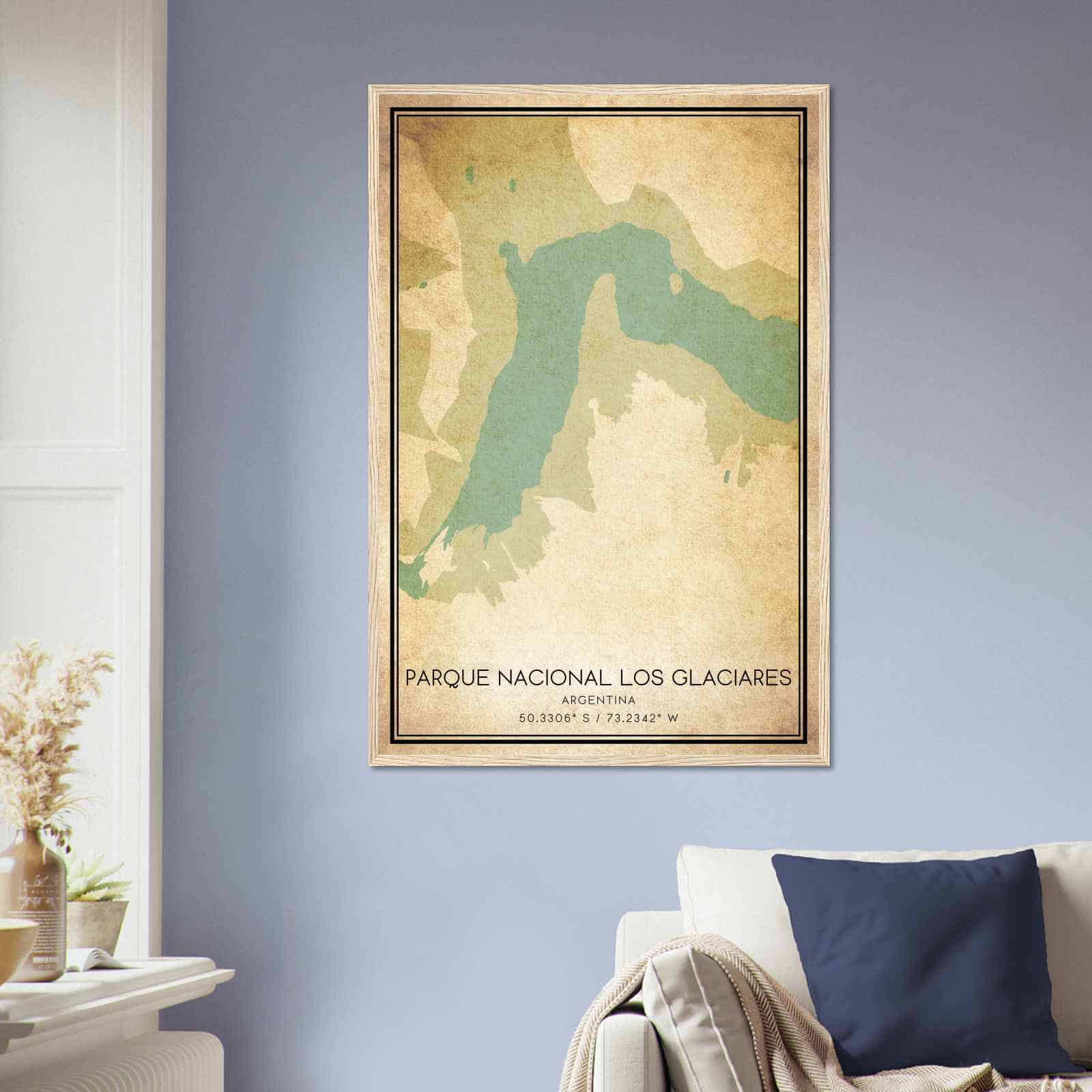 Deerfield Kansas Map Poster, Modern Home Decor Wall Art Print (Copy)