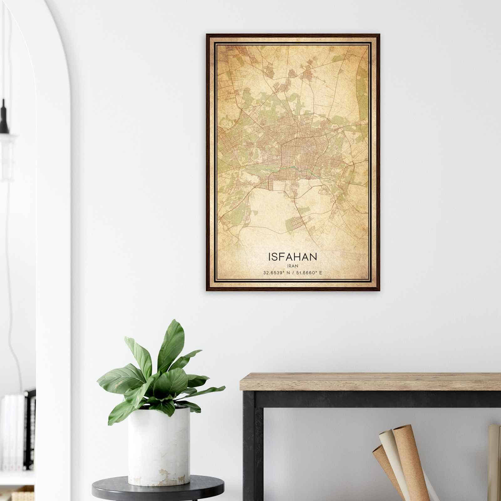 Deerfield Kansas Map Poster, Modern Home Decor Wall Art Print (Copy)