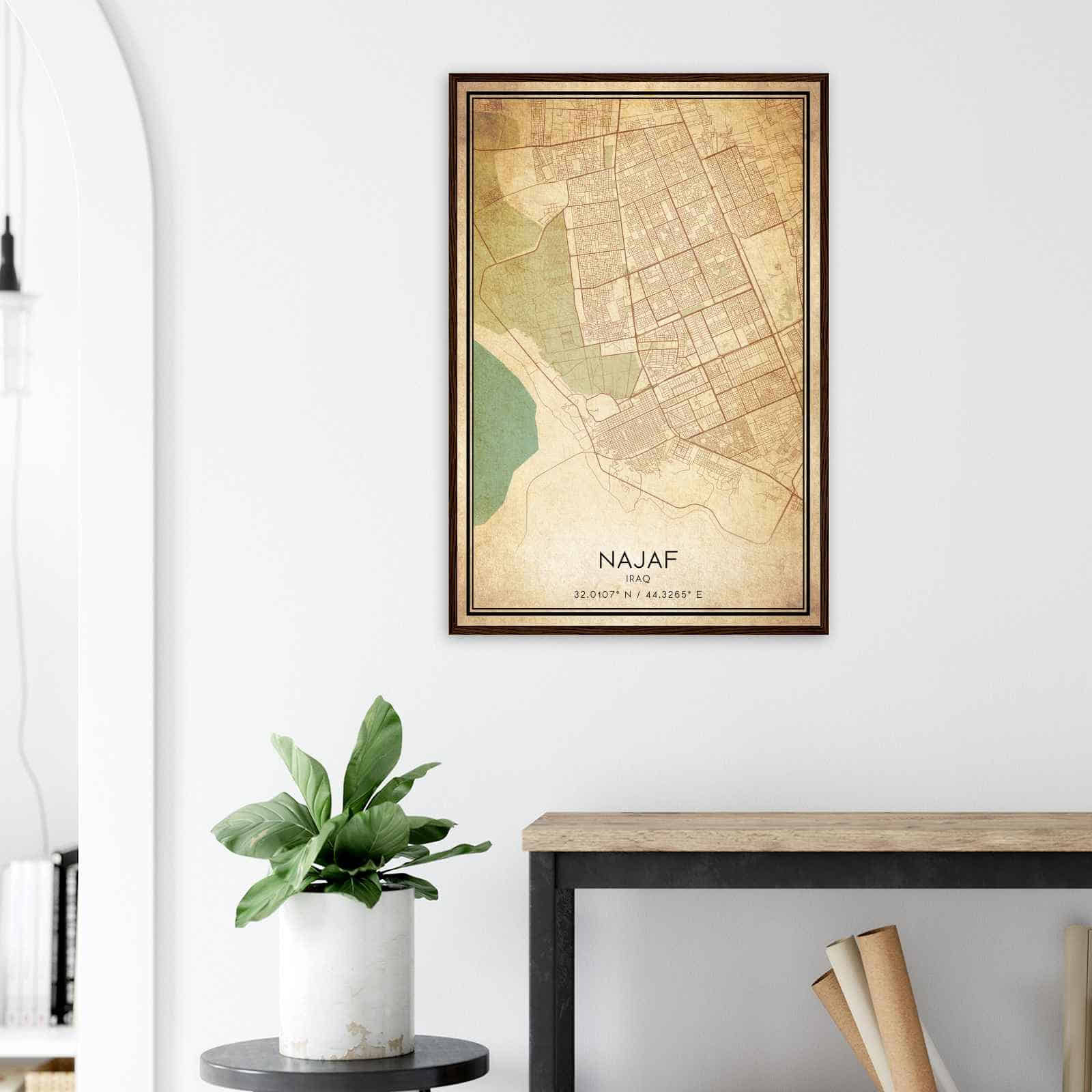 Deerfield Kansas Map Poster, Modern Home Decor Wall Art Print (Copy)