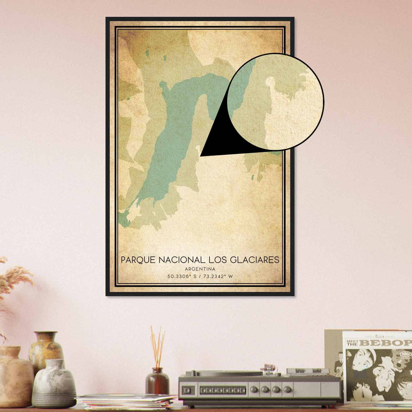 Deerfield Kansas Map Poster, Modern Home Decor Wall Art Print (Copy)