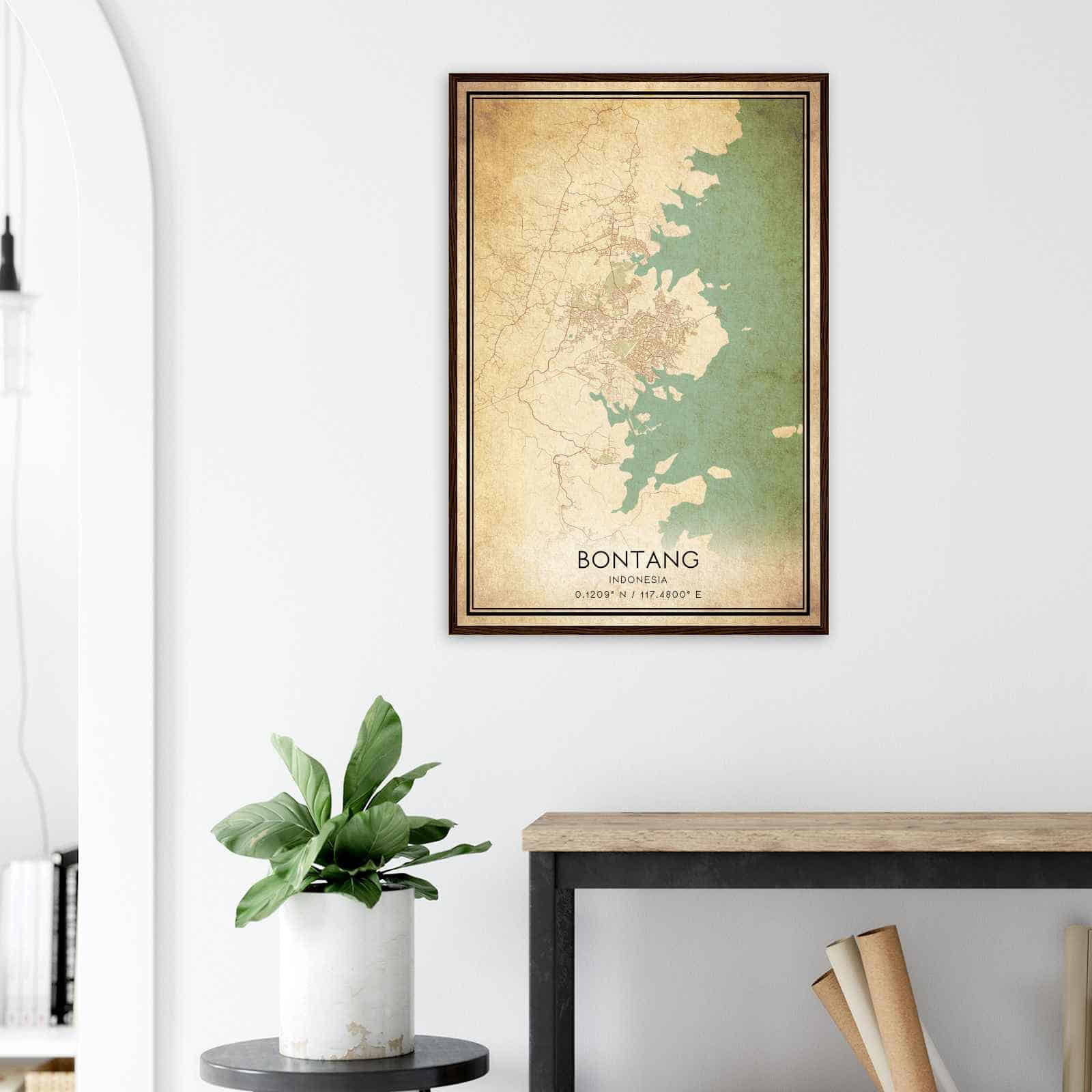 Deerfield Kansas Map Poster, Modern Home Decor Wall Art Print (Copy)
