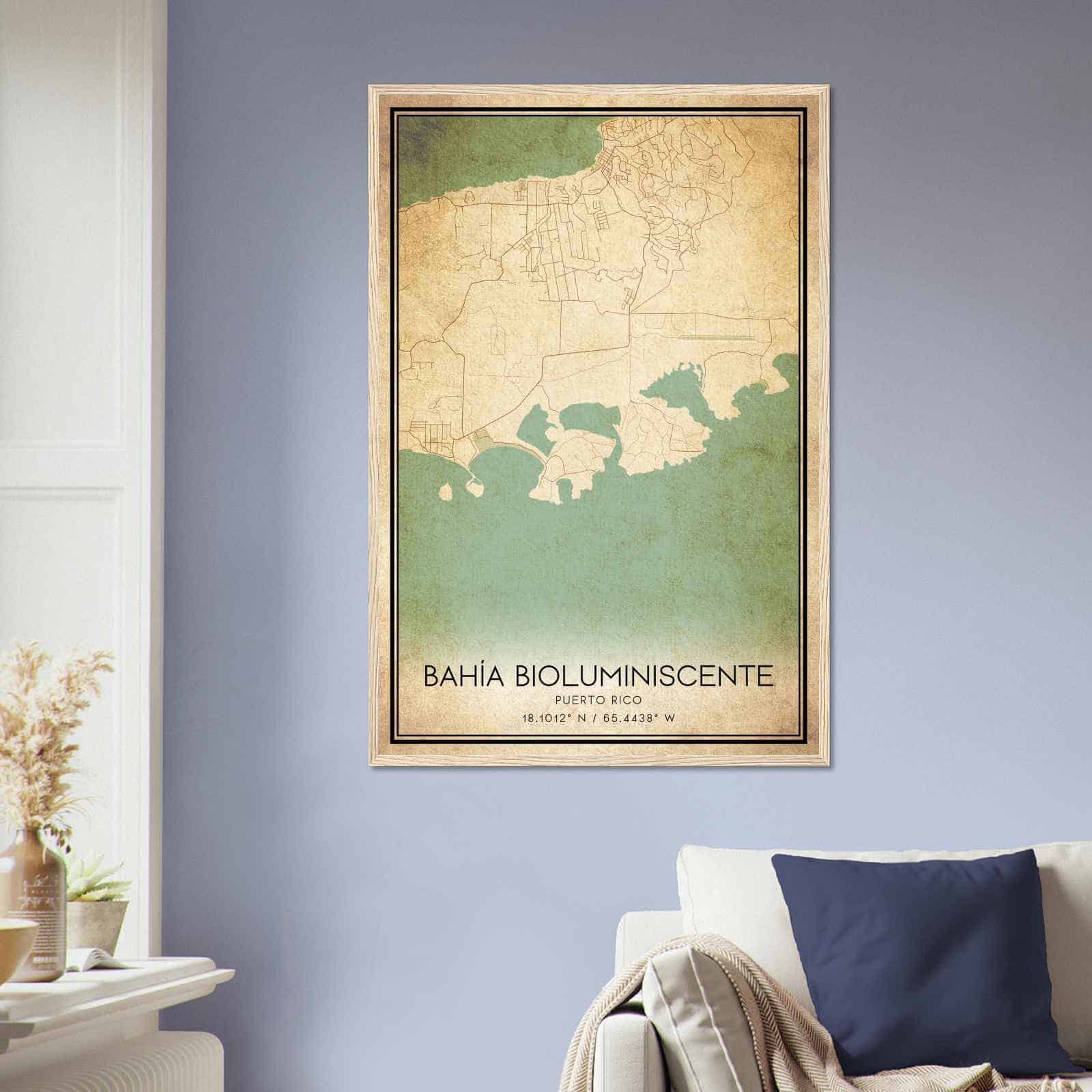 Deerfield Kansas Map Poster, Modern Home Decor Wall Art Print (Copy)