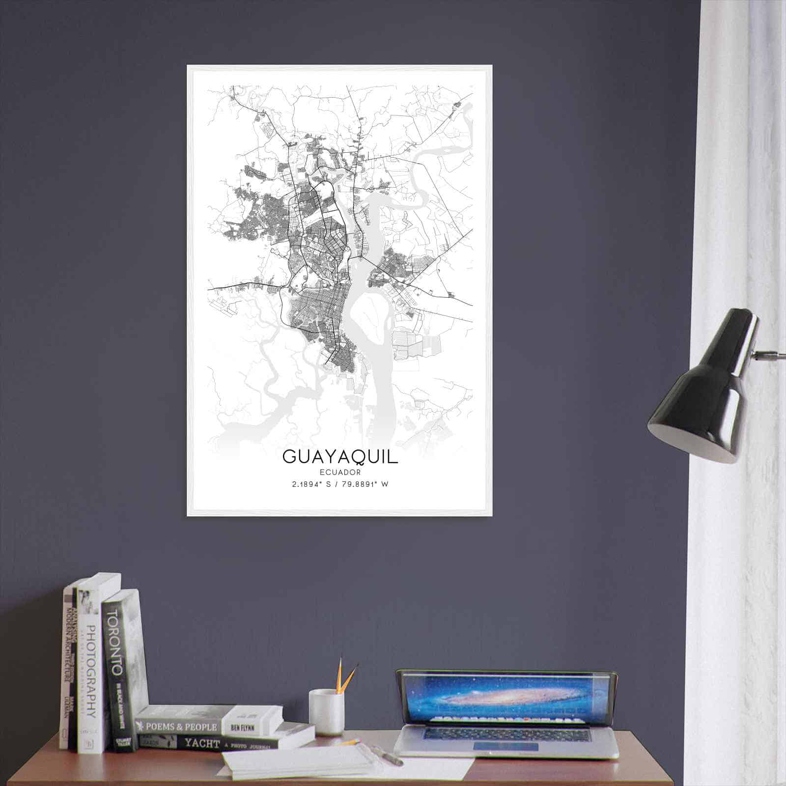 Deerfield Kansas Map Poster, Modern Home Decor Wall Art Print (Copy)