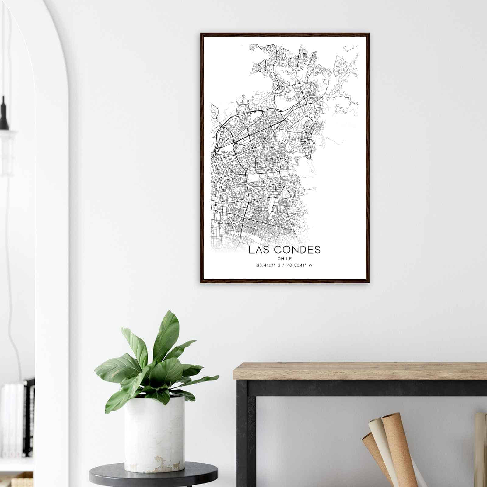 Deerfield Kansas Map Poster, Modern Home Decor Wall Art Print (Copy)