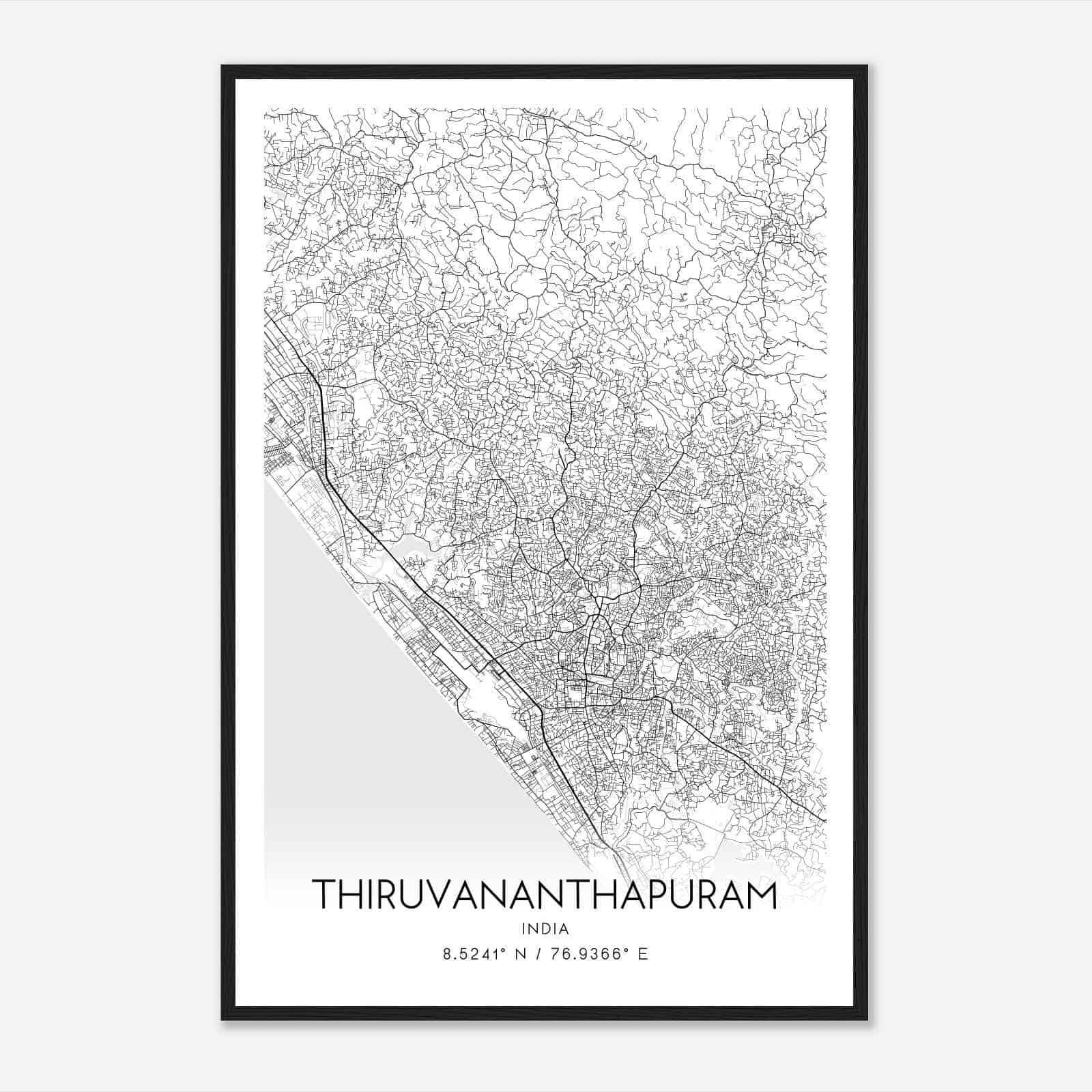 Thiruvananthapuram - Custom Maps & Posters