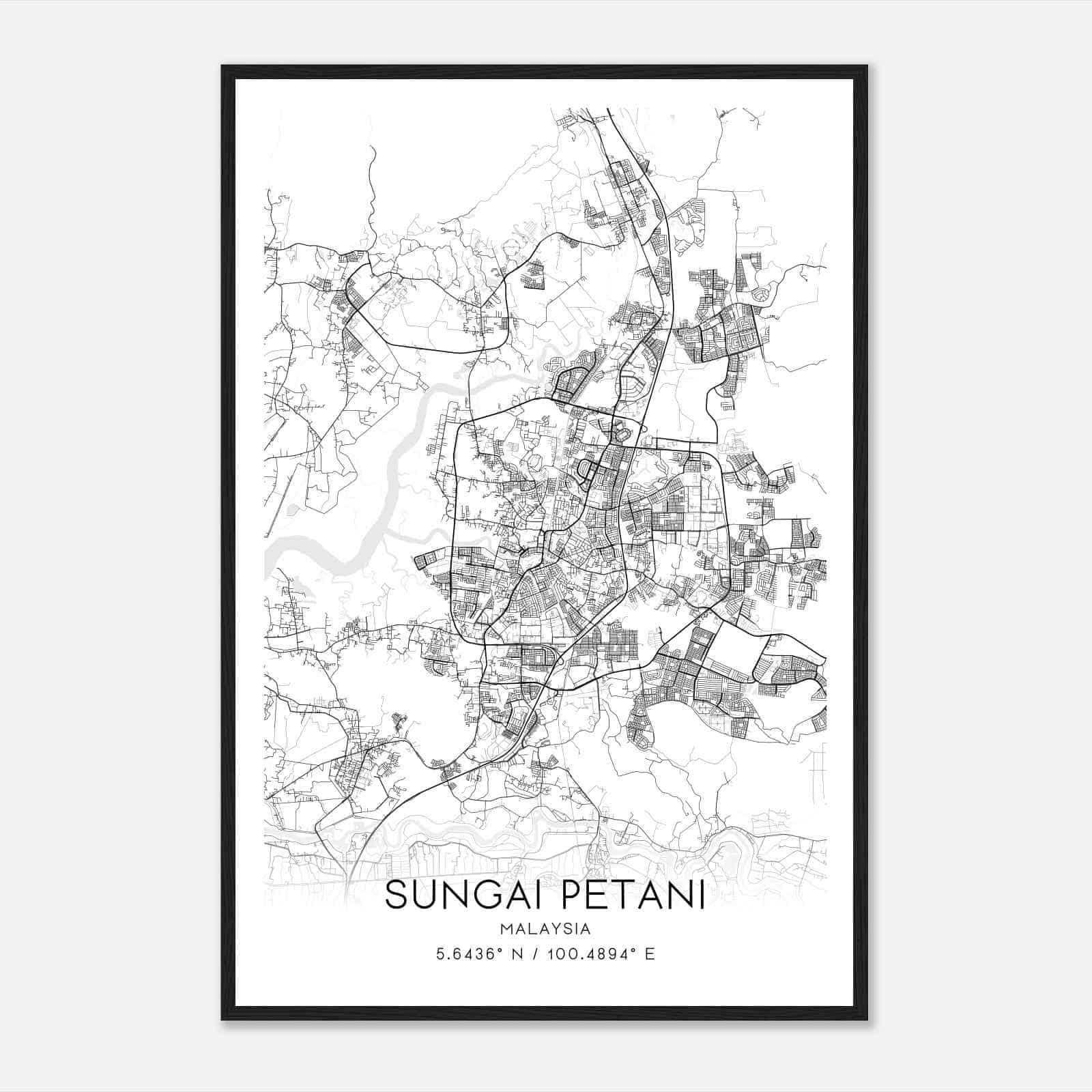 Sungai Petani - Custom Maps & Posters