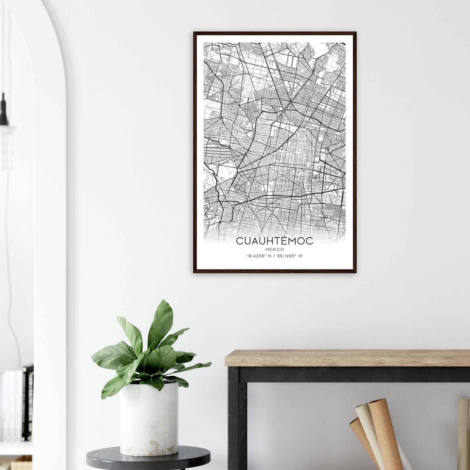 Deerfield Kansas Map Poster, Modern Home Decor Wall Art Print (Copy)