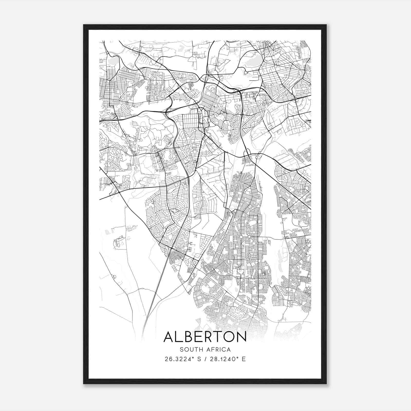 South Africa Custom Maps & Posters