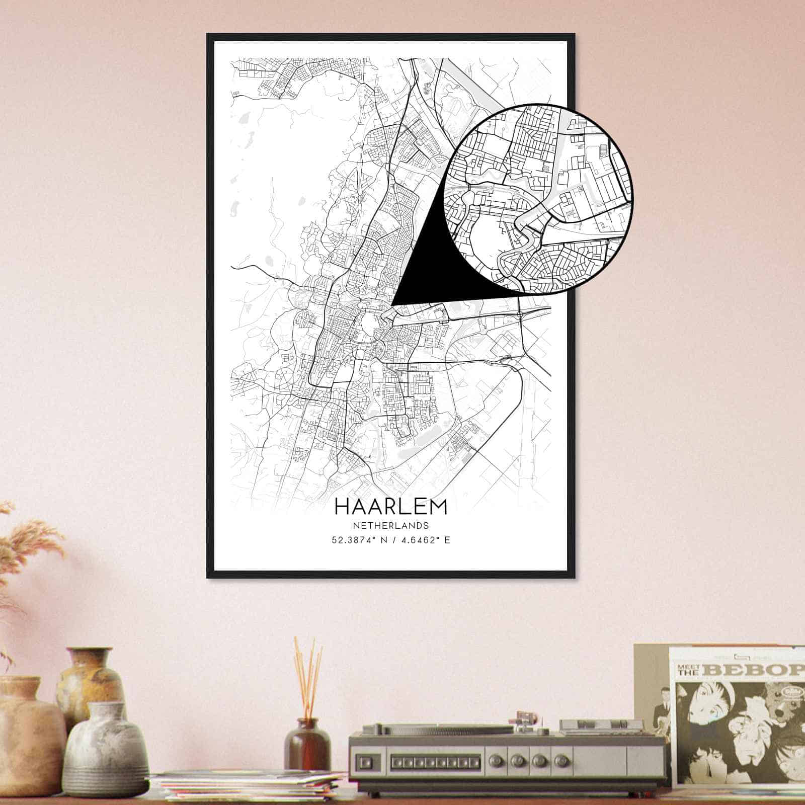 Deerfield Kansas Map Poster, Modern Home Decor Wall Art Print (Copy)