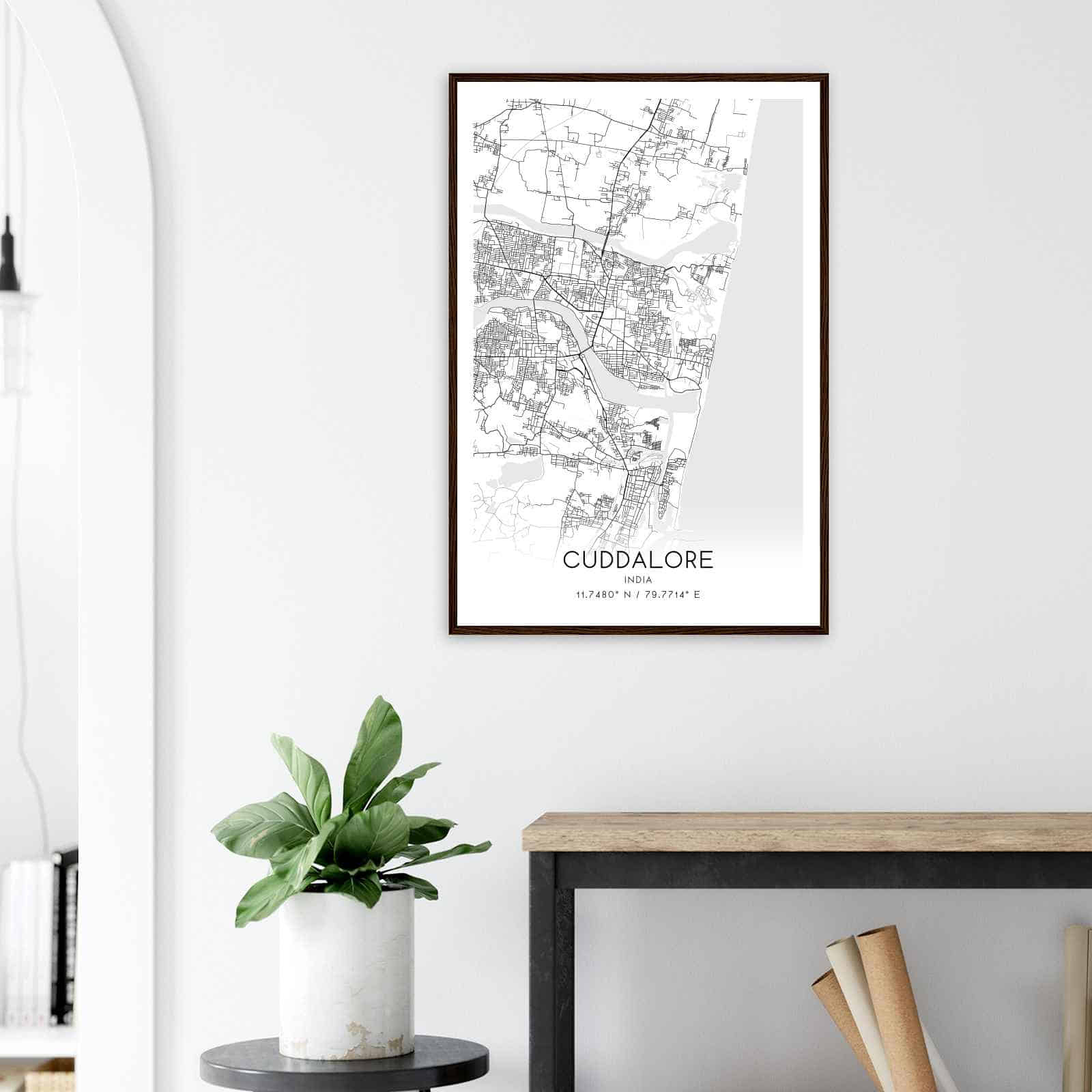 Deerfield Kansas Map Poster, Modern Home Decor Wall Art Print (Copy)