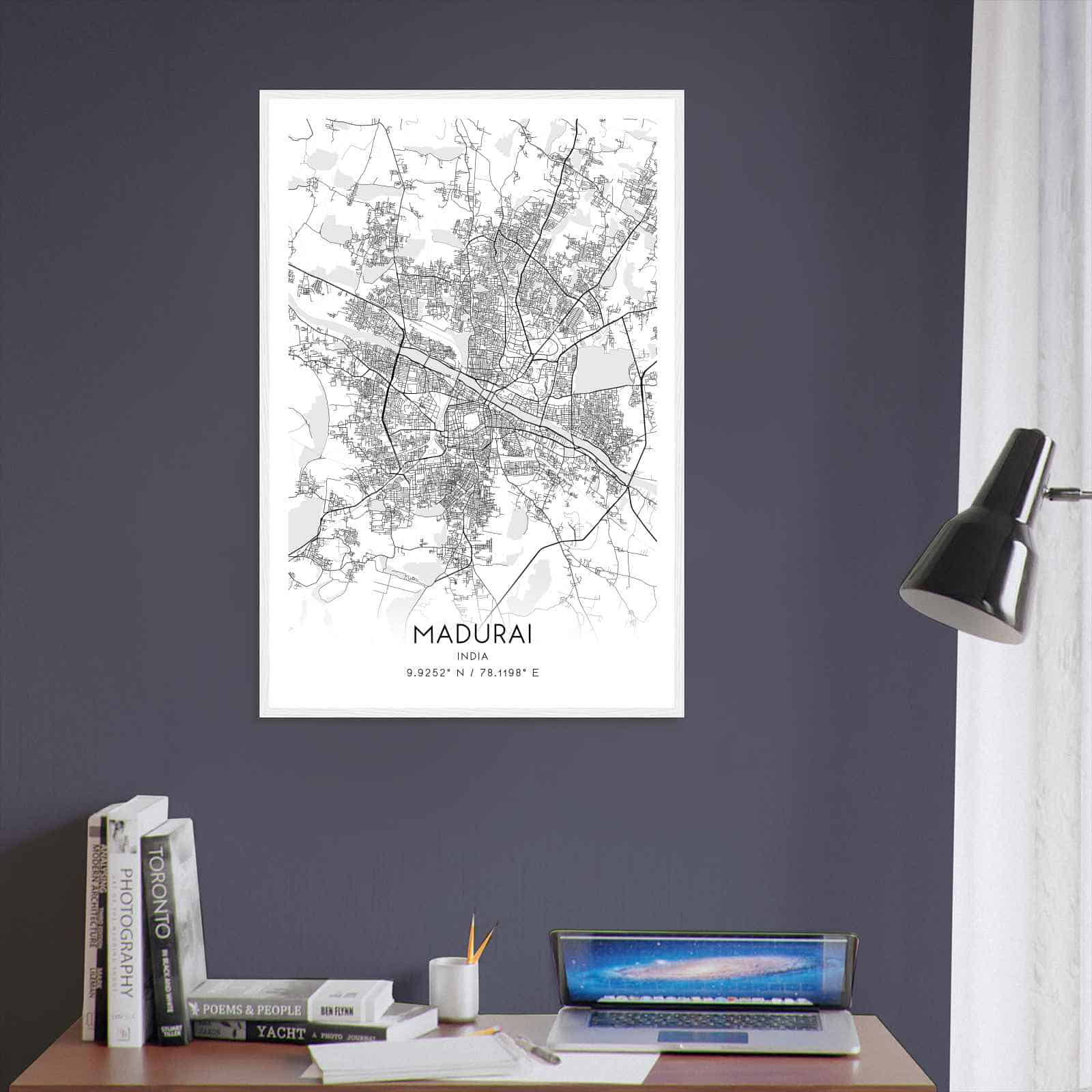 Deerfield Kansas Map Poster, Modern Home Decor Wall Art Print (Copy)
