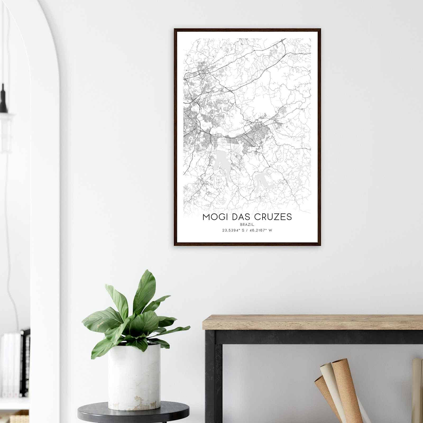 Deerfield Kansas Map Poster, Modern Home Decor Wall Art Print (Copy)