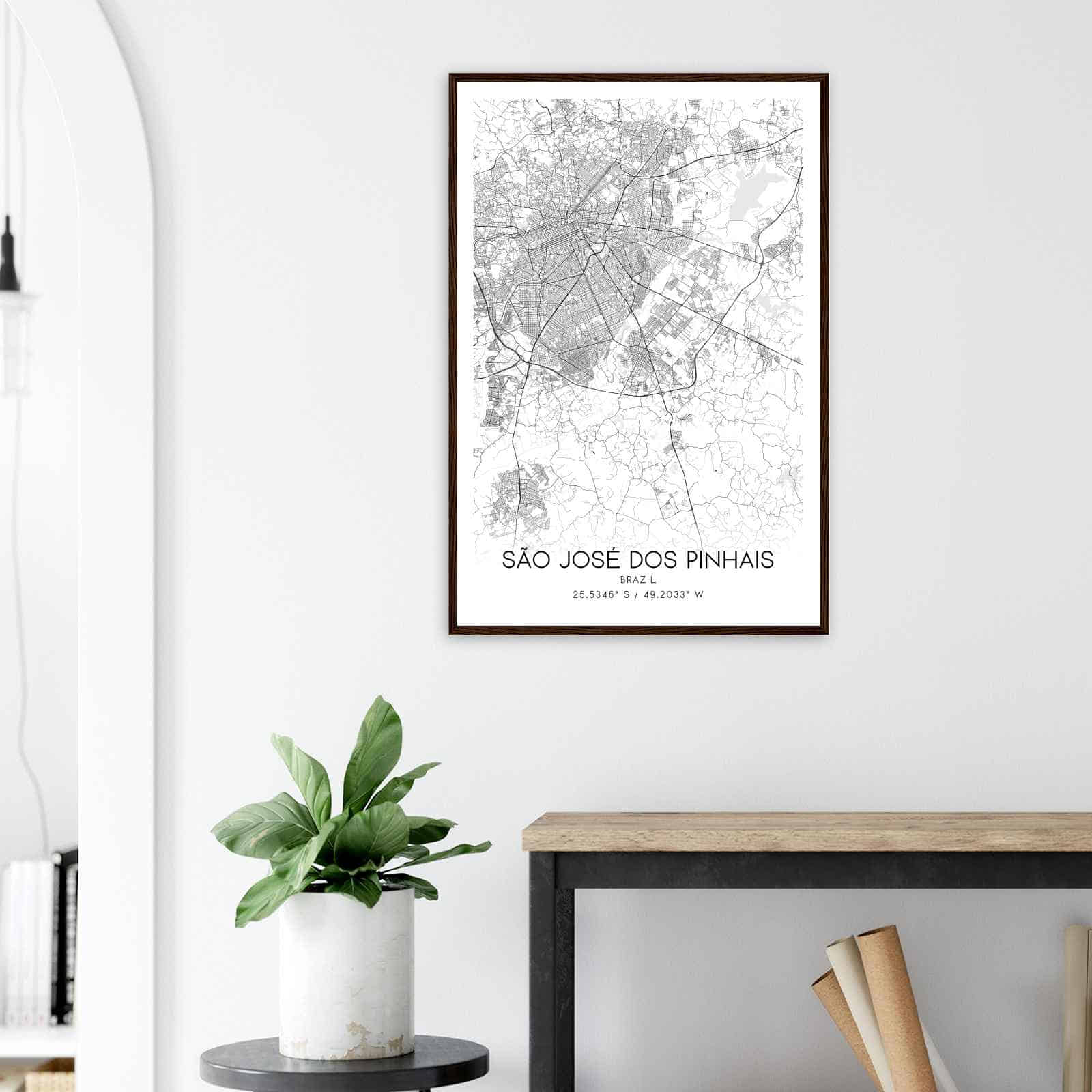 Deerfield Kansas Map Poster, Modern Home Decor Wall Art Print (Copy)