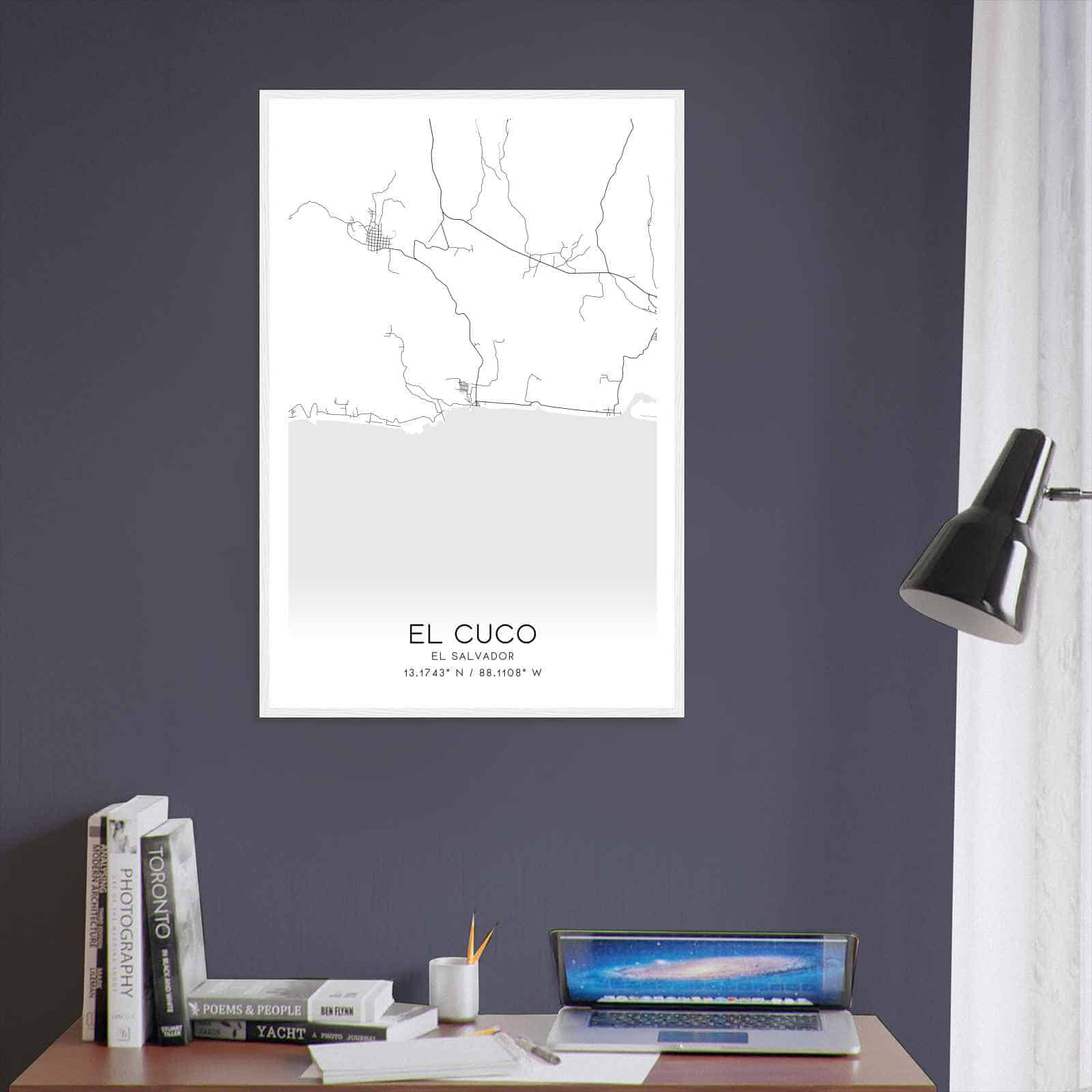 Deerfield Kansas Map Poster, Modern Home Decor Wall Art Print (Copy)