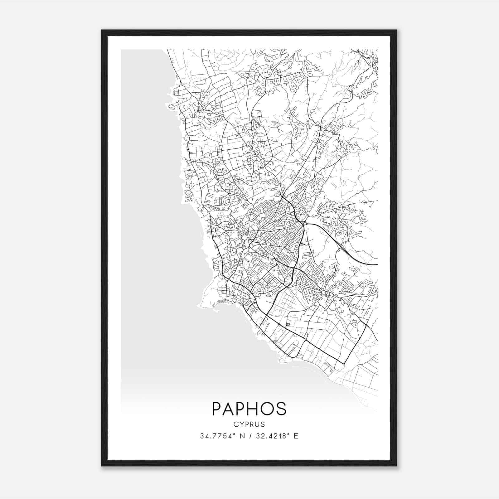 Paphos Custom Maps & Posters