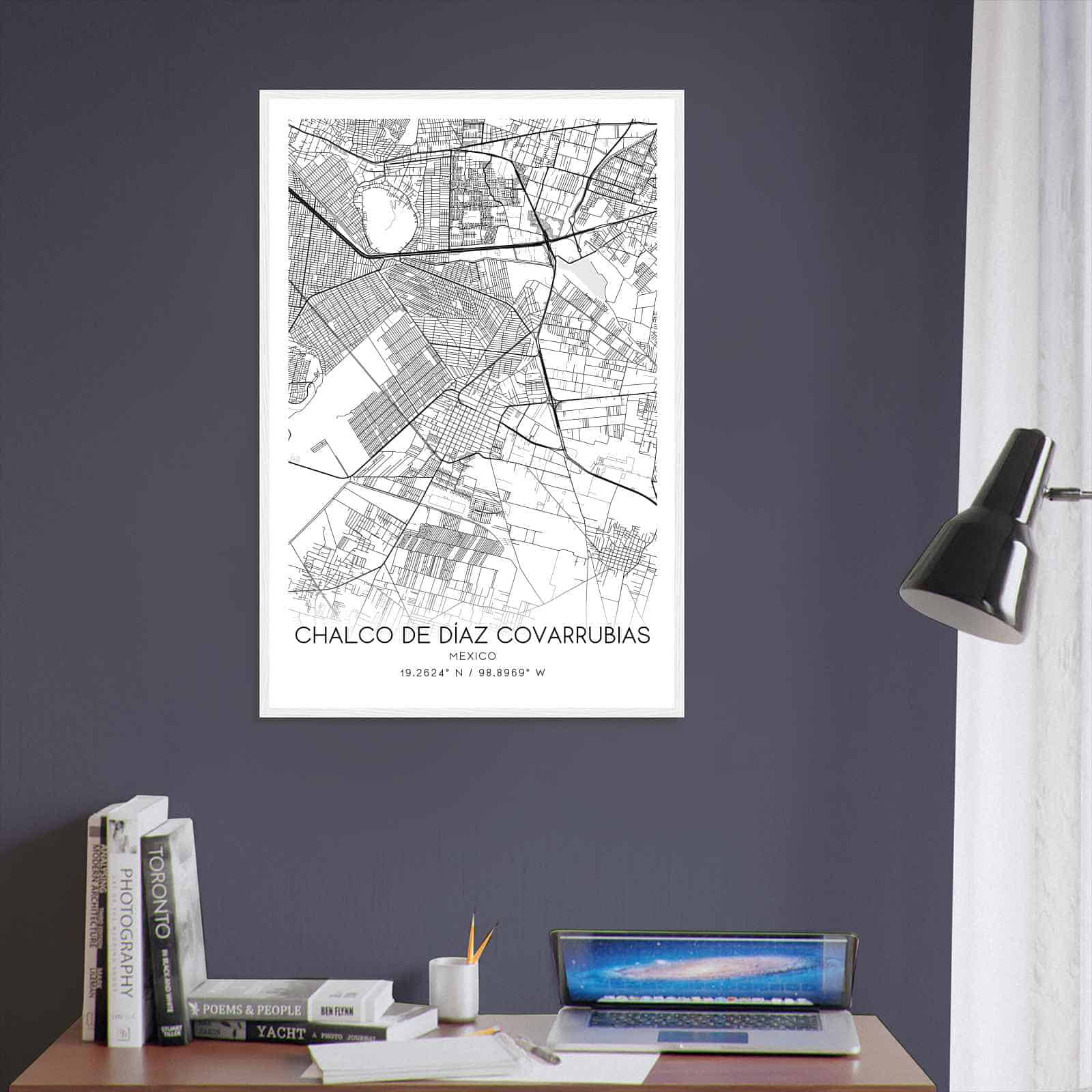 Deerfield Kansas Map Poster, Modern Home Decor Wall Art Print (Copy)