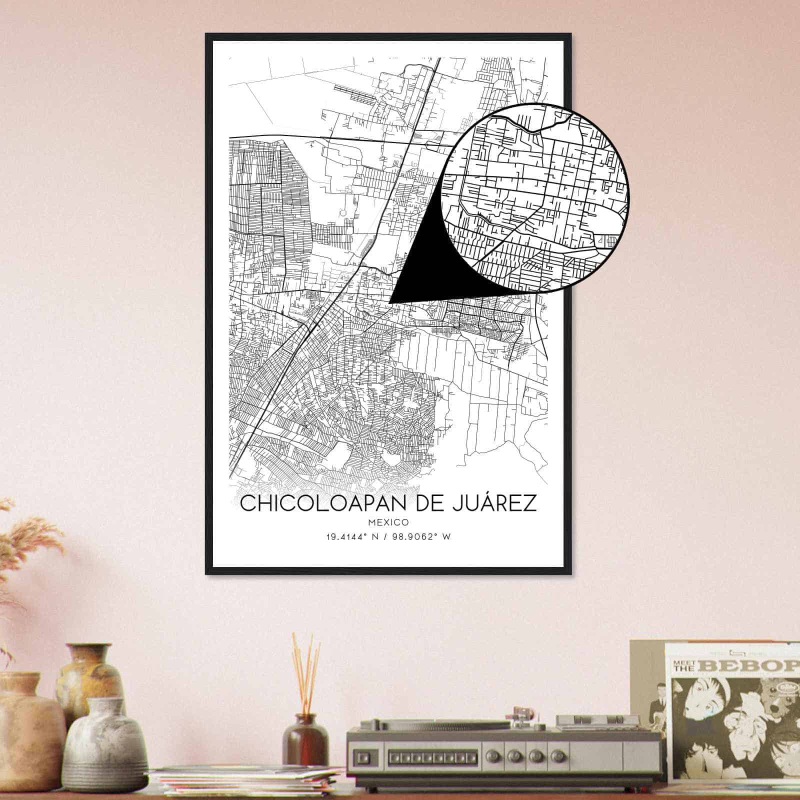 Chicoloapan de Juarez Custom Maps & Posters