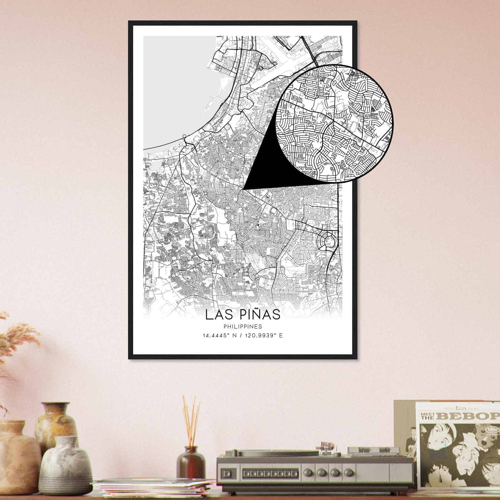 Deerfield Kansas Map Poster, Modern Home Decor Wall Art Print (Copy)