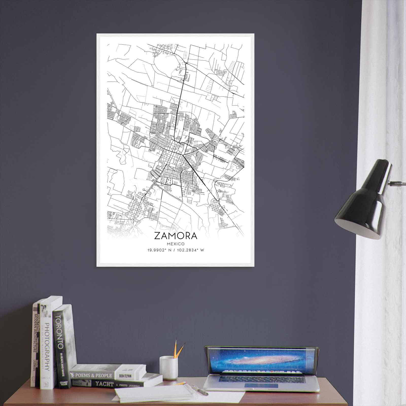 Deerfield Kansas Map Poster, Modern Home Decor Wall Art Print (Copy)