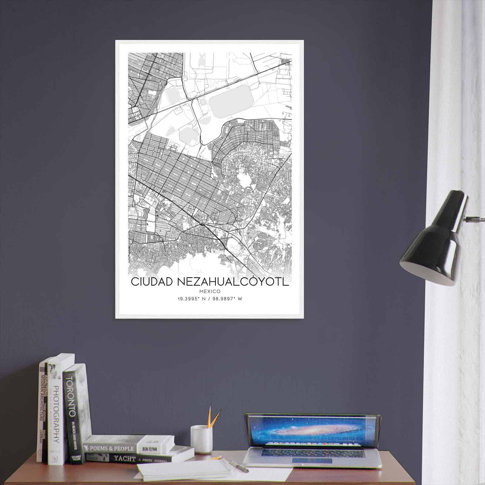 Deerfield Kansas Map Poster, Modern Home Decor Wall Art Print (Copy)