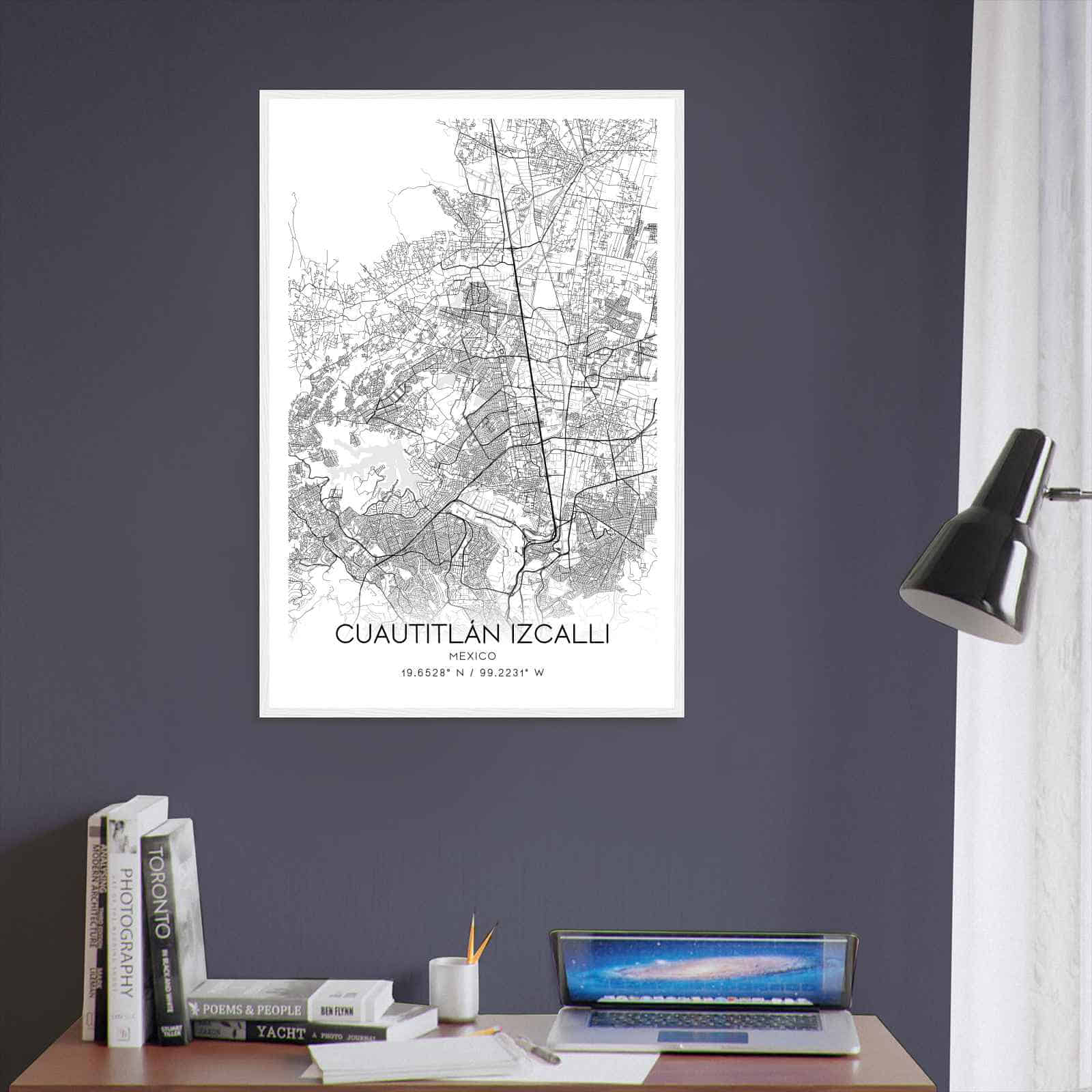 Deerfield Kansas Map Poster, Modern Home Decor Wall Art Print (Copy)