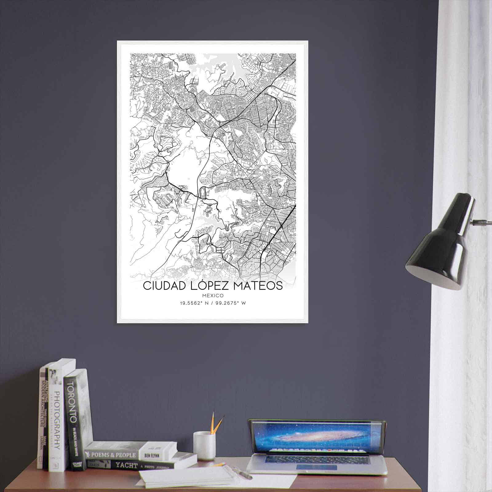 Deerfield Kansas Map Poster, Modern Home Decor Wall Art Print (Copy)