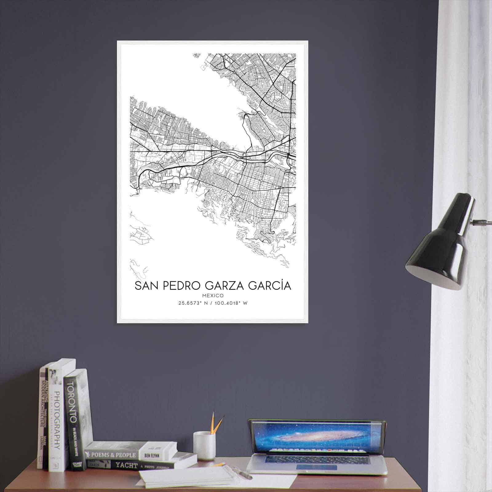 Deerfield Kansas Map Poster, Modern Home Decor Wall Art Print (Copy)