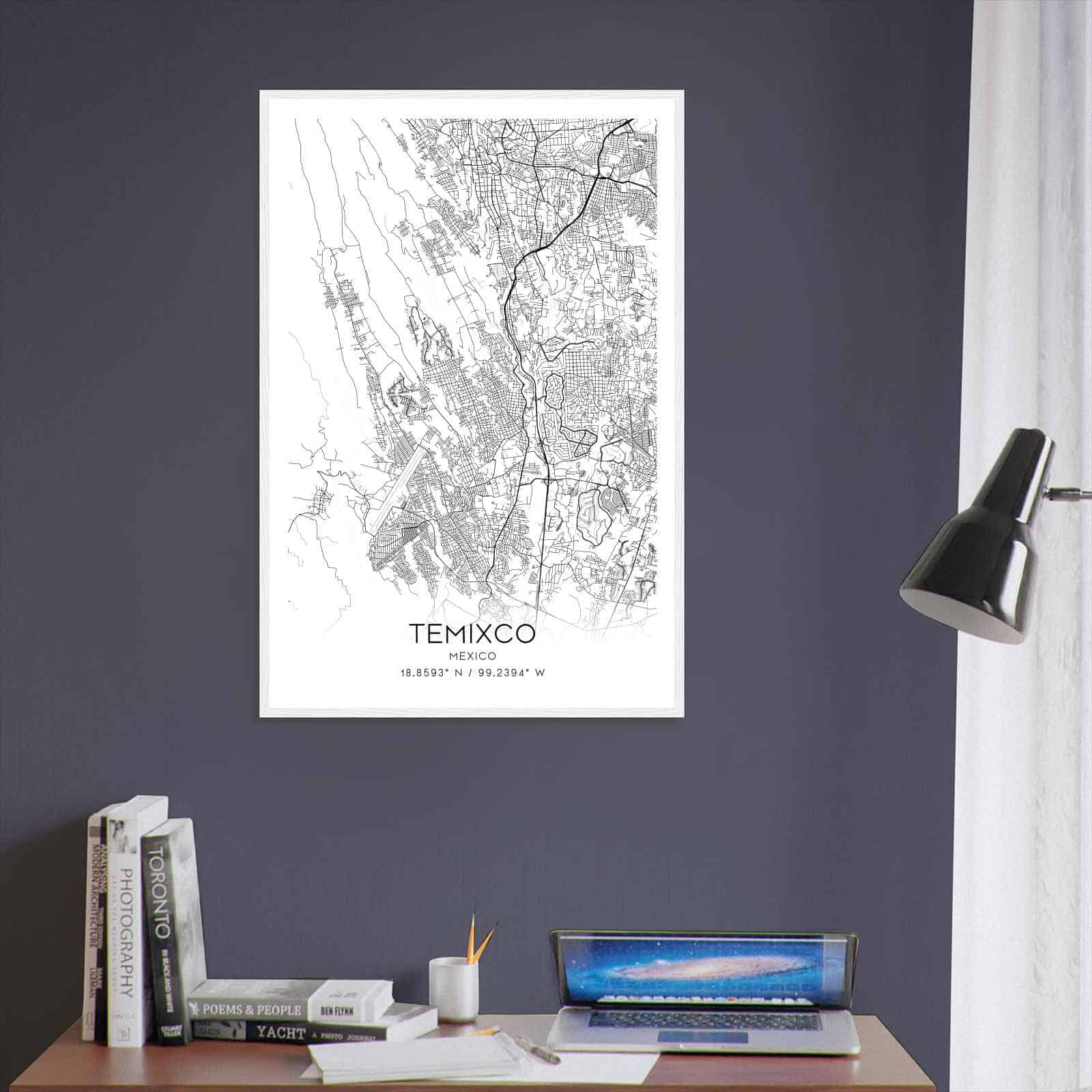 Deerfield Kansas Map Poster, Modern Home Decor Wall Art Print (Copy)