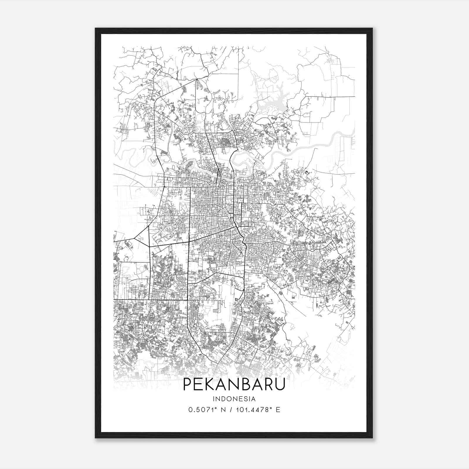 Pekanbaru - Custom Maps & Posters