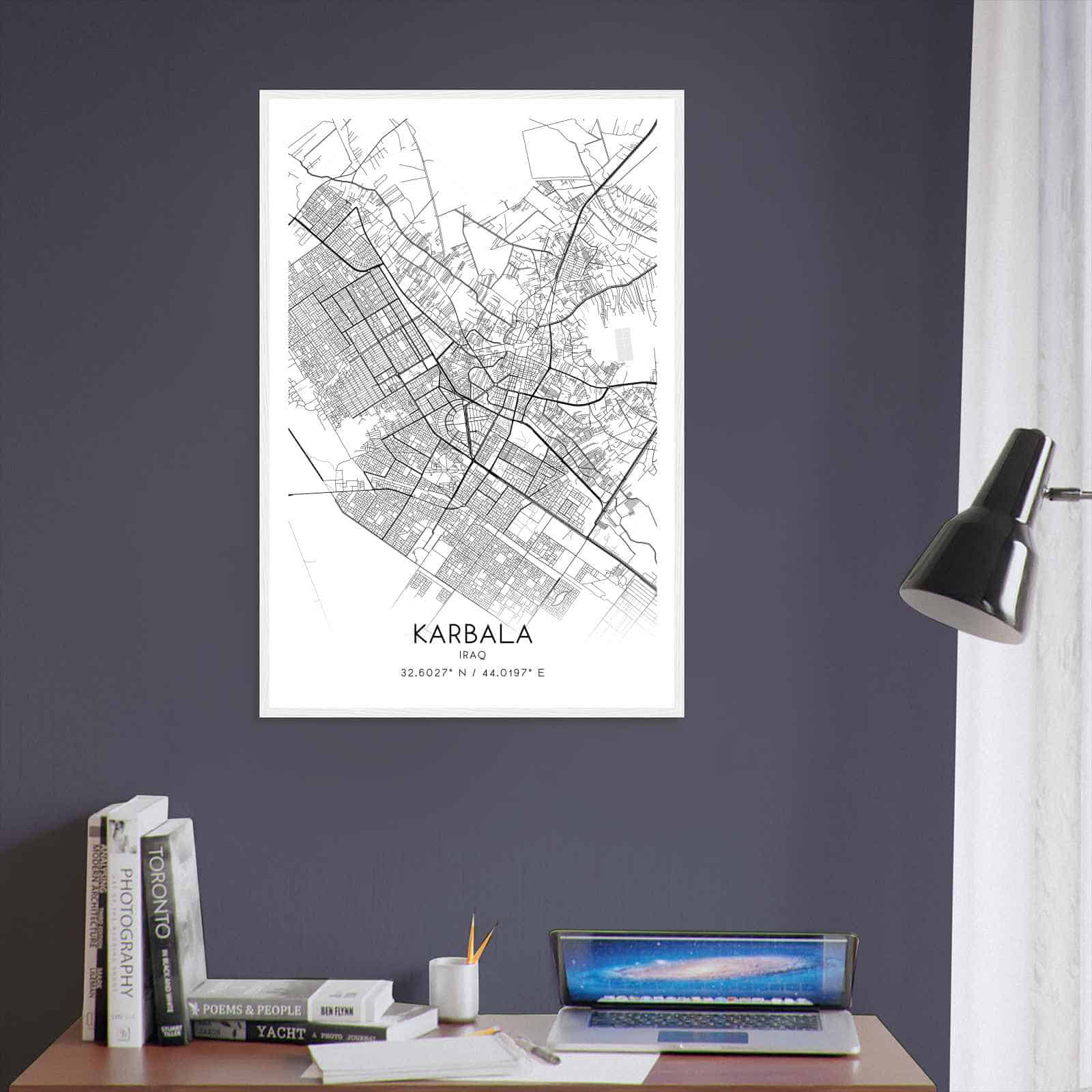 Deerfield Kansas Map Poster, Modern Home Decor Wall Art Print (Copy)