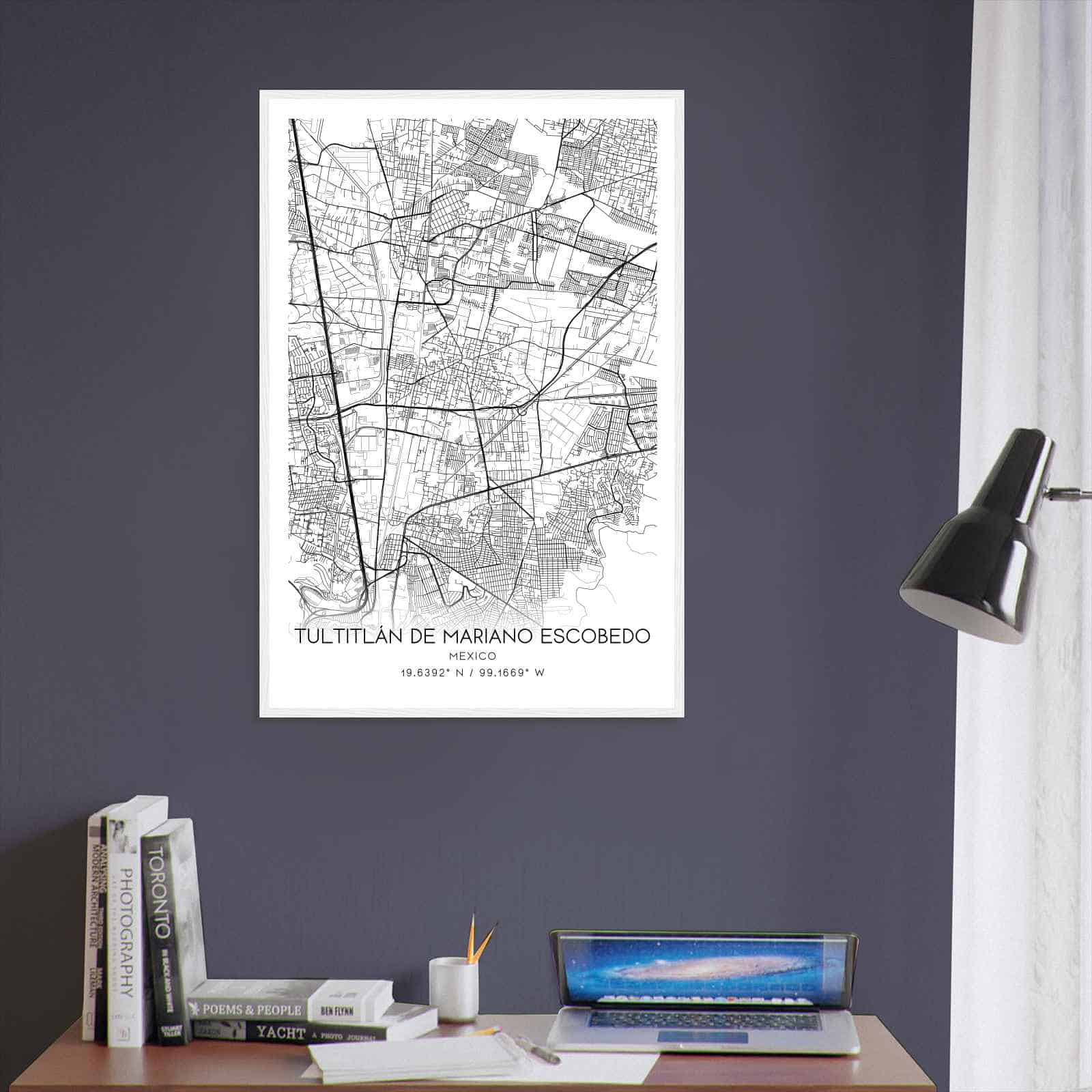 Deerfield Kansas Map Poster, Modern Home Decor Wall Art Print (Copy)