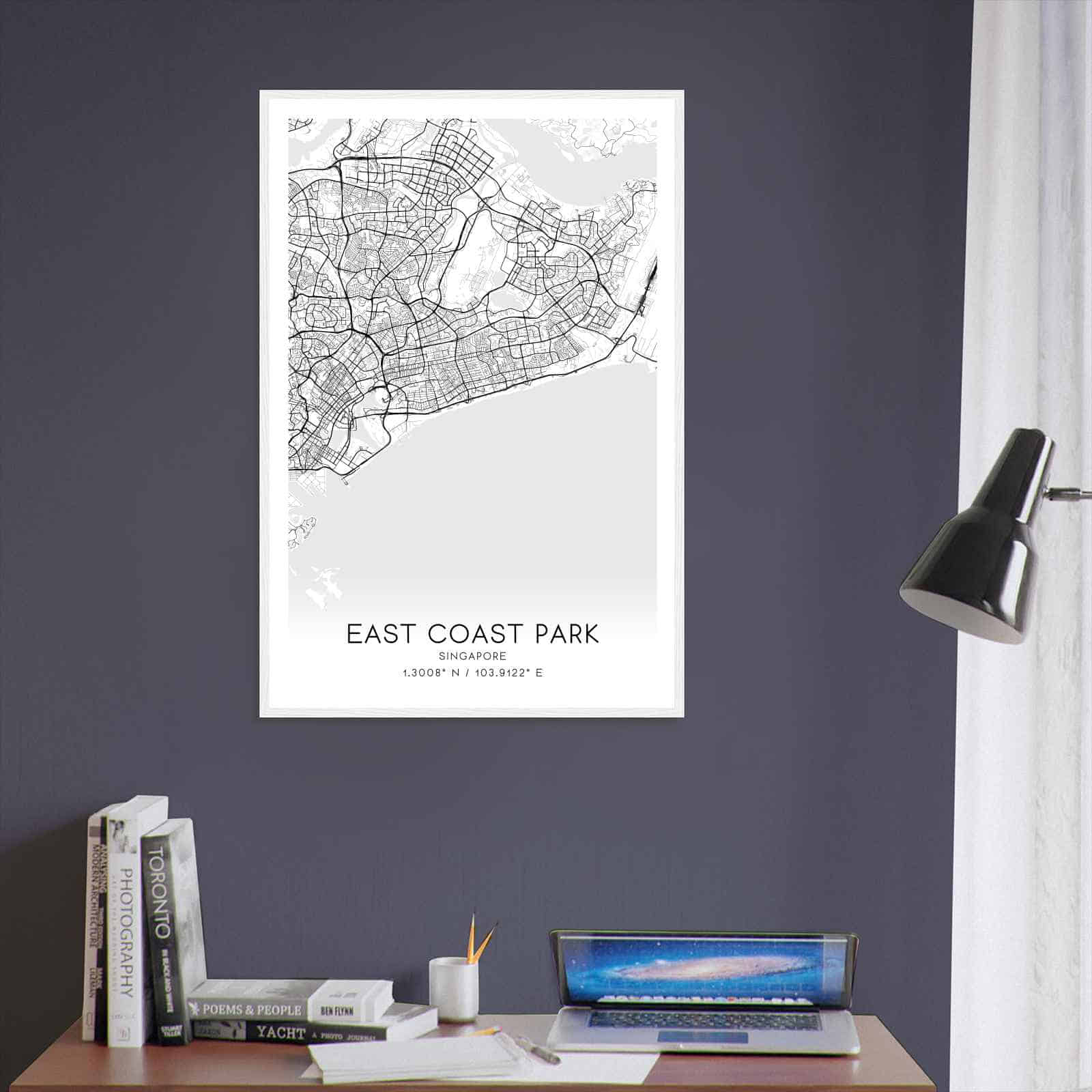 Deerfield Kansas Map Poster, Modern Home Decor Wall Art Print (Copy)
