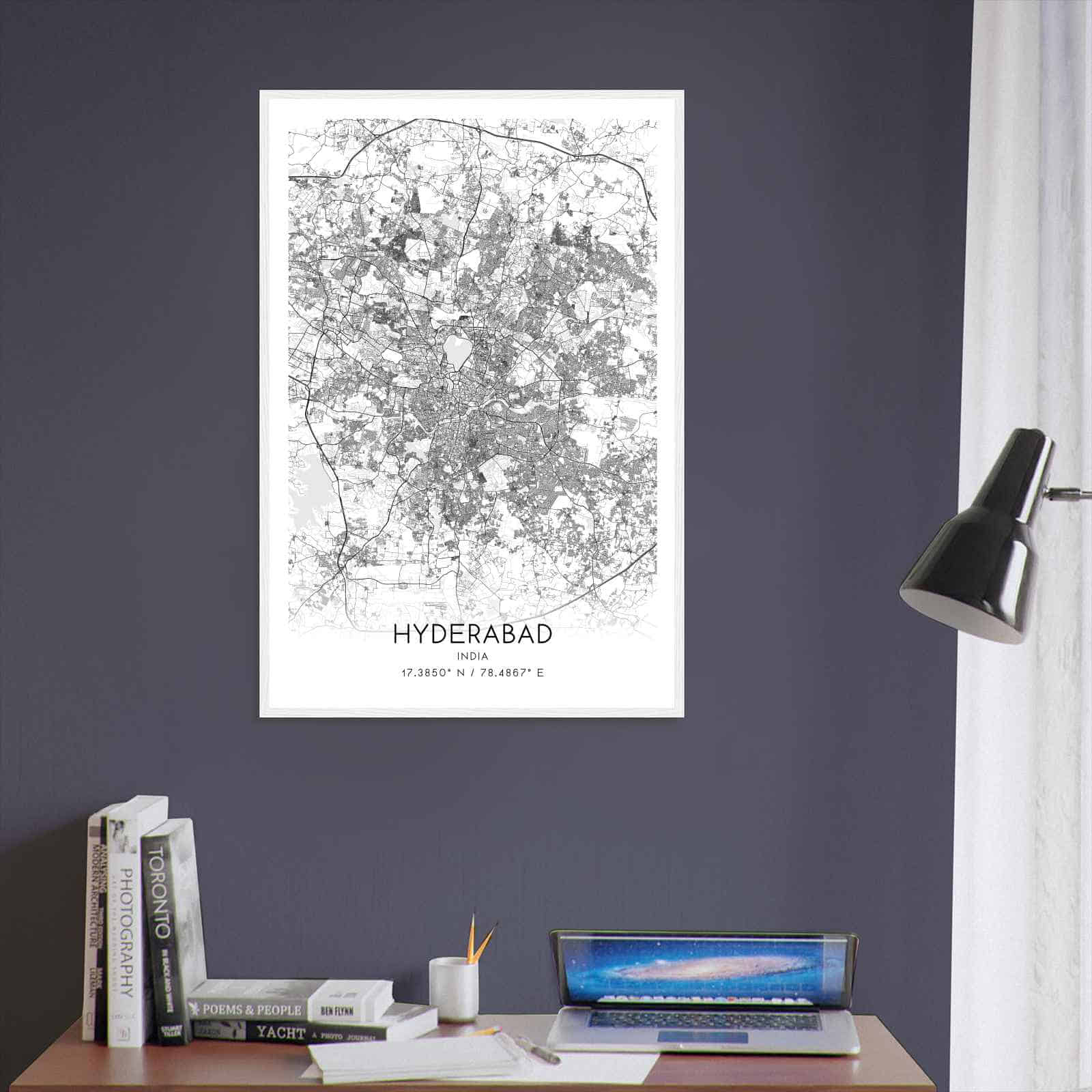 Deerfield Kansas Map Poster, Modern Home Decor Wall Art Print (Copy)