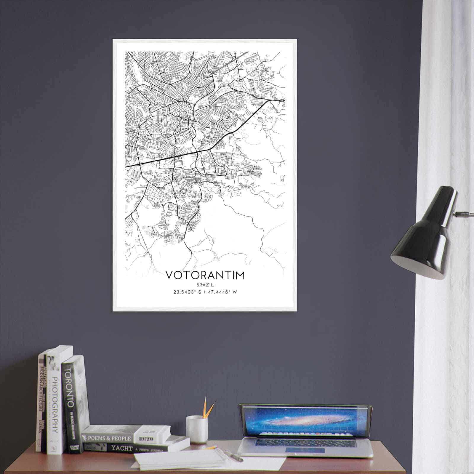 Deerfield Kansas Map Poster, Modern Home Decor Wall Art Print (Copy)