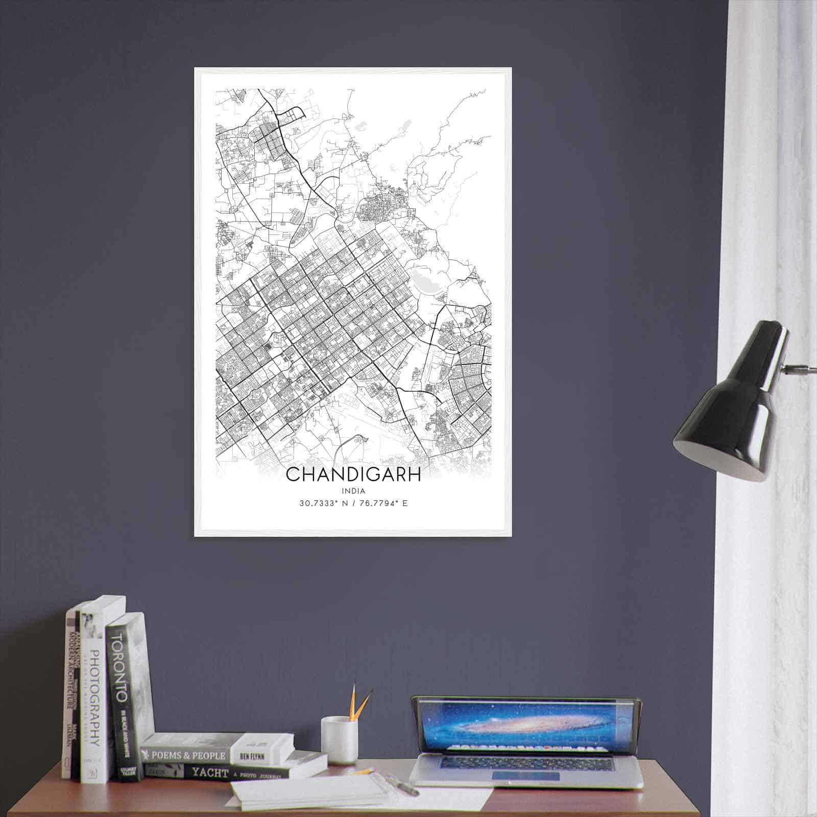 Deerfield Kansas Map Poster, Modern Home Decor Wall Art Print (Copy)