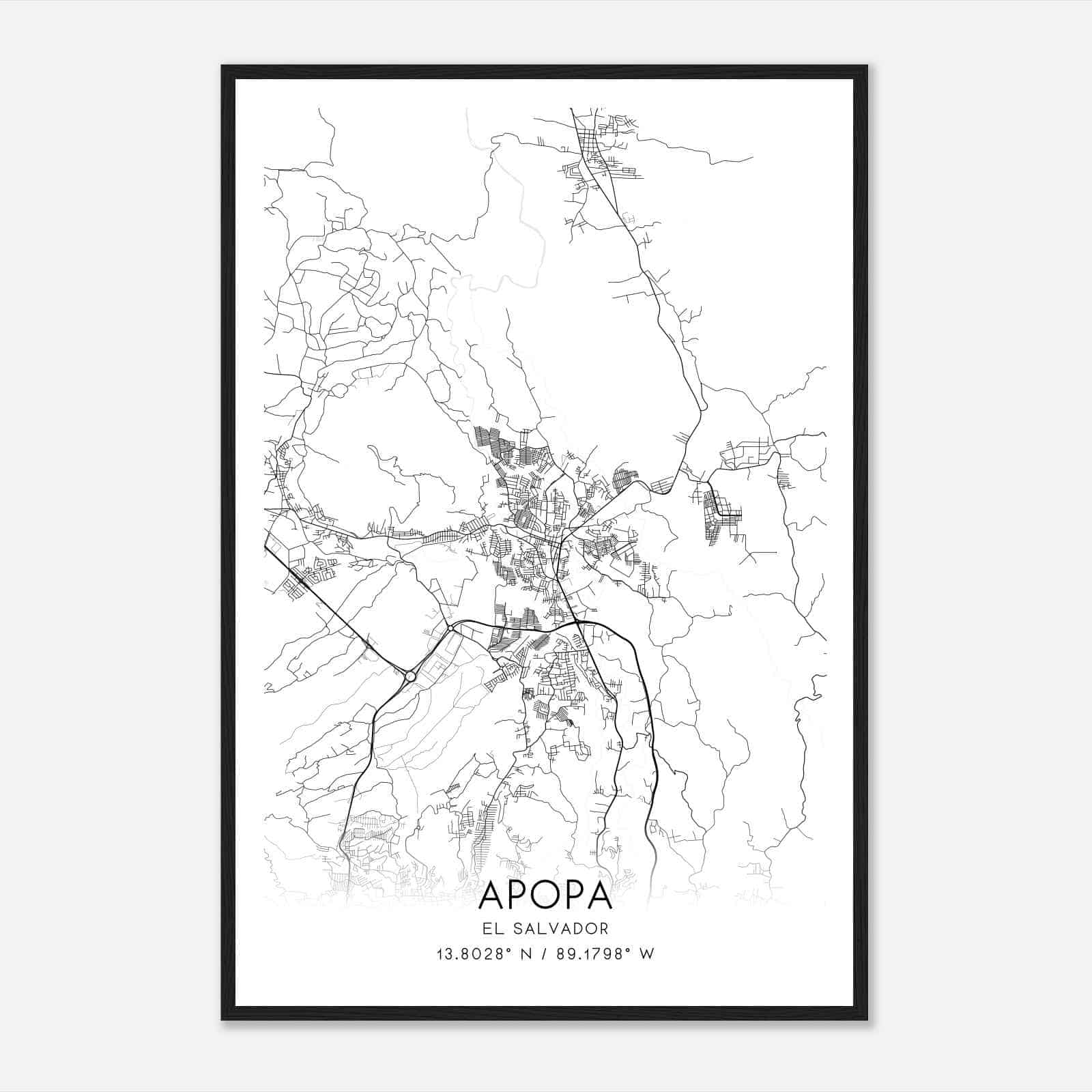Apopa Custom Maps & Posters