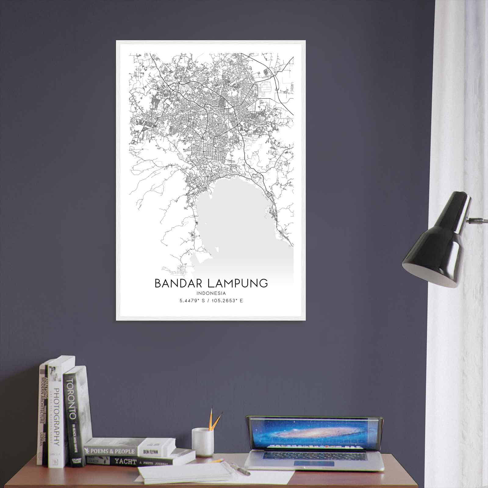 Deerfield Kansas Map Poster, Modern Home Decor Wall Art Print (Copy)
