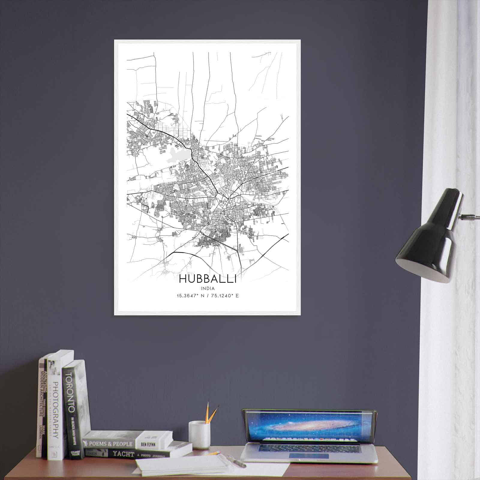 Deerfield Kansas Map Poster, Modern Home Decor Wall Art Print (Copy)