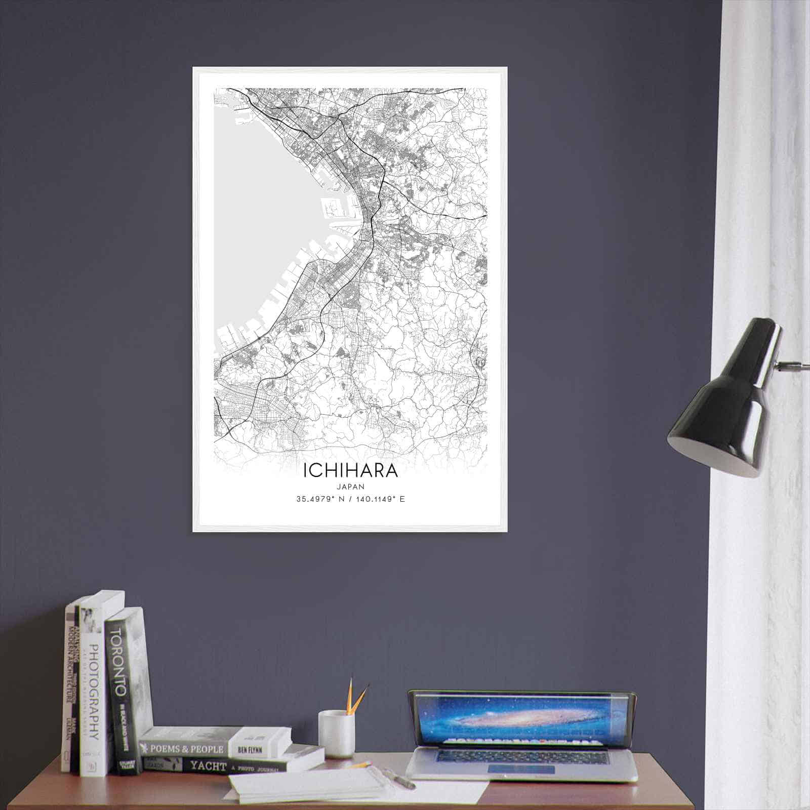 Deerfield Kansas Map Poster, Modern Home Decor Wall Art Print (Copy)