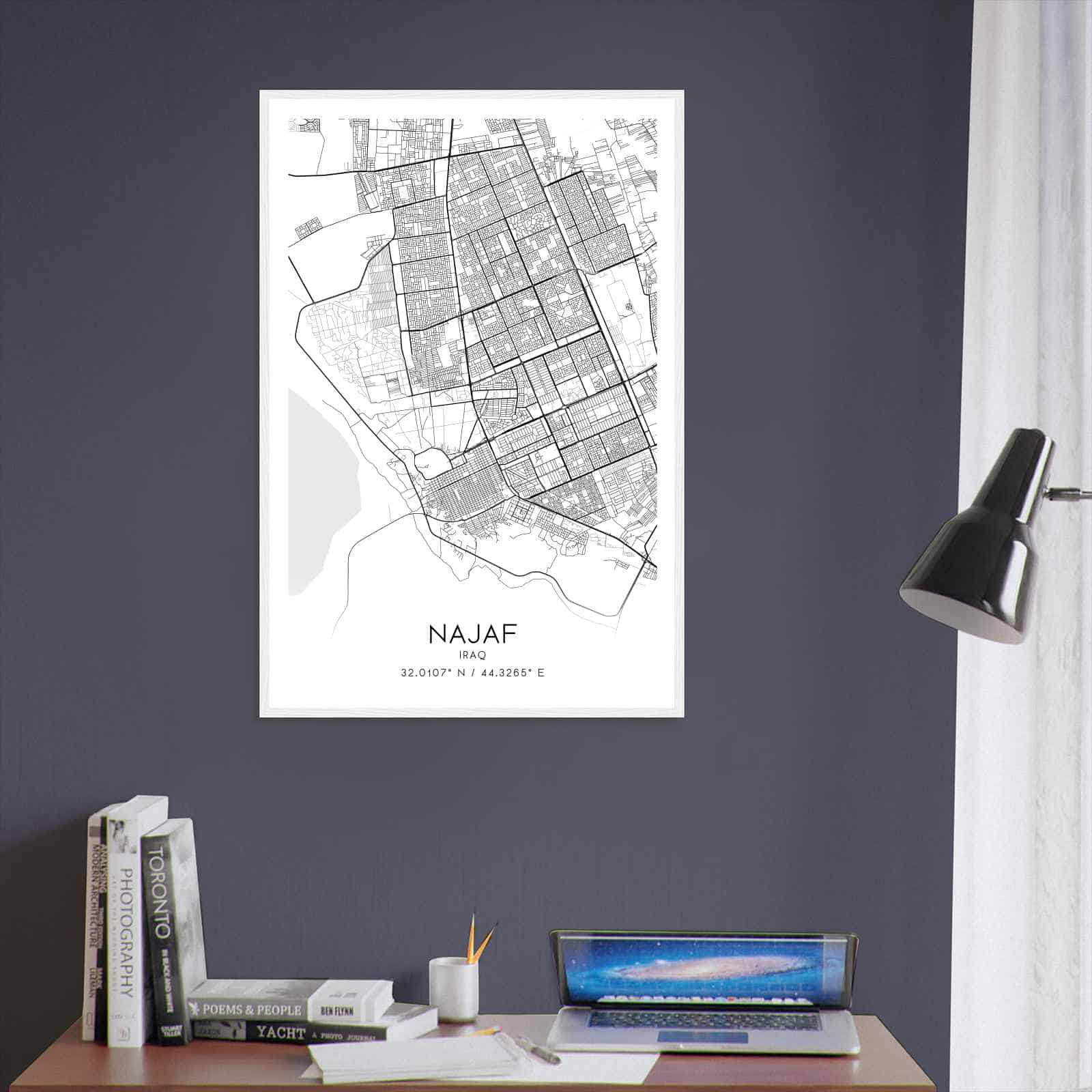 Deerfield Kansas Map Poster, Modern Home Decor Wall Art Print (Copy)