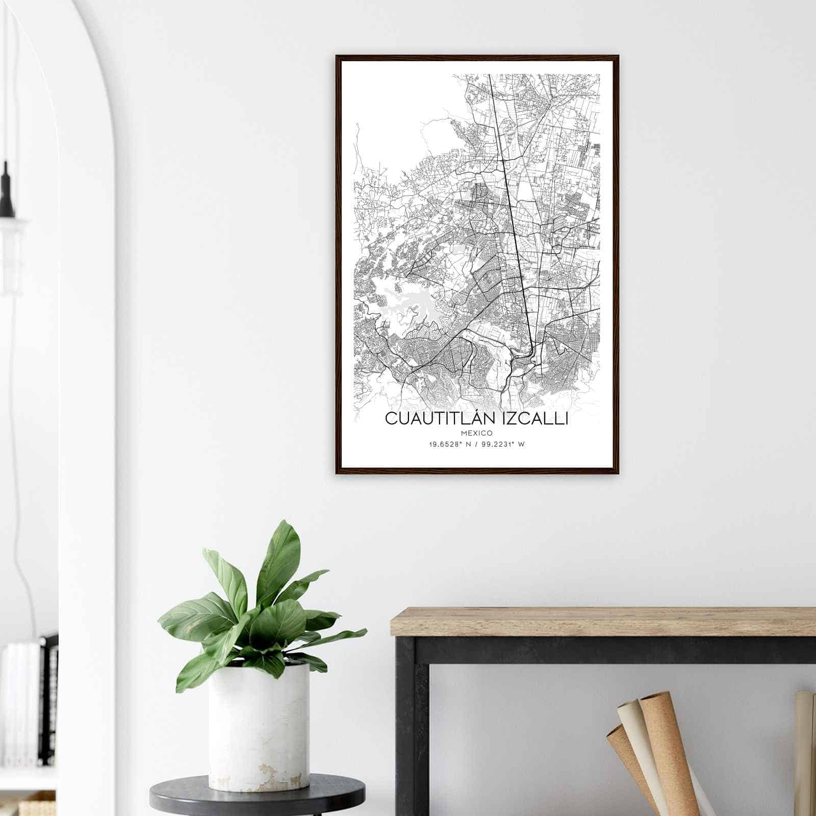 Deerfield Kansas Map Poster, Modern Home Decor Wall Art Print (Copy)