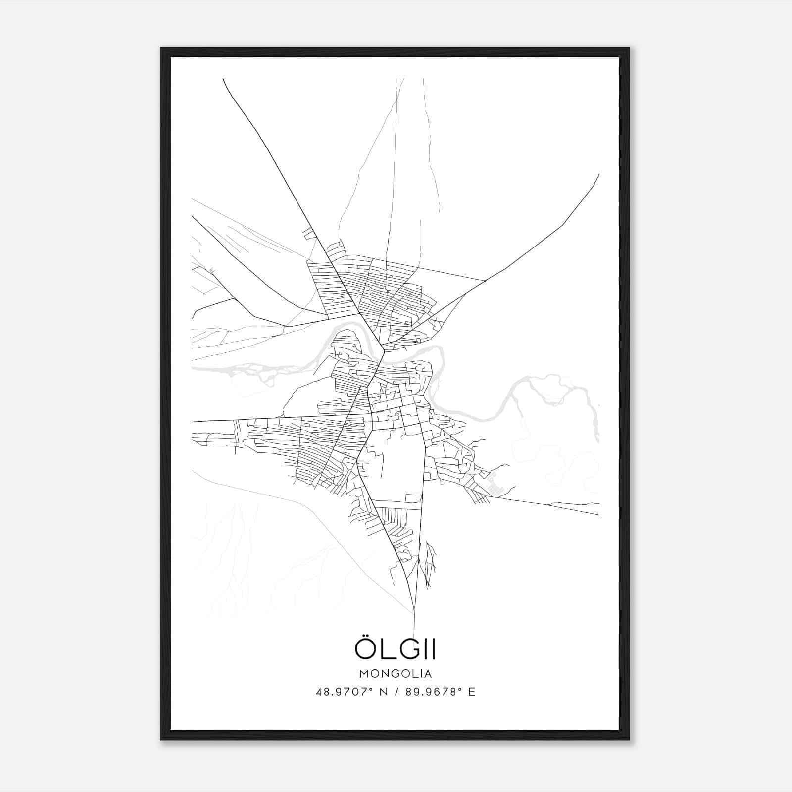 Olgii - Custom Maps & Posters