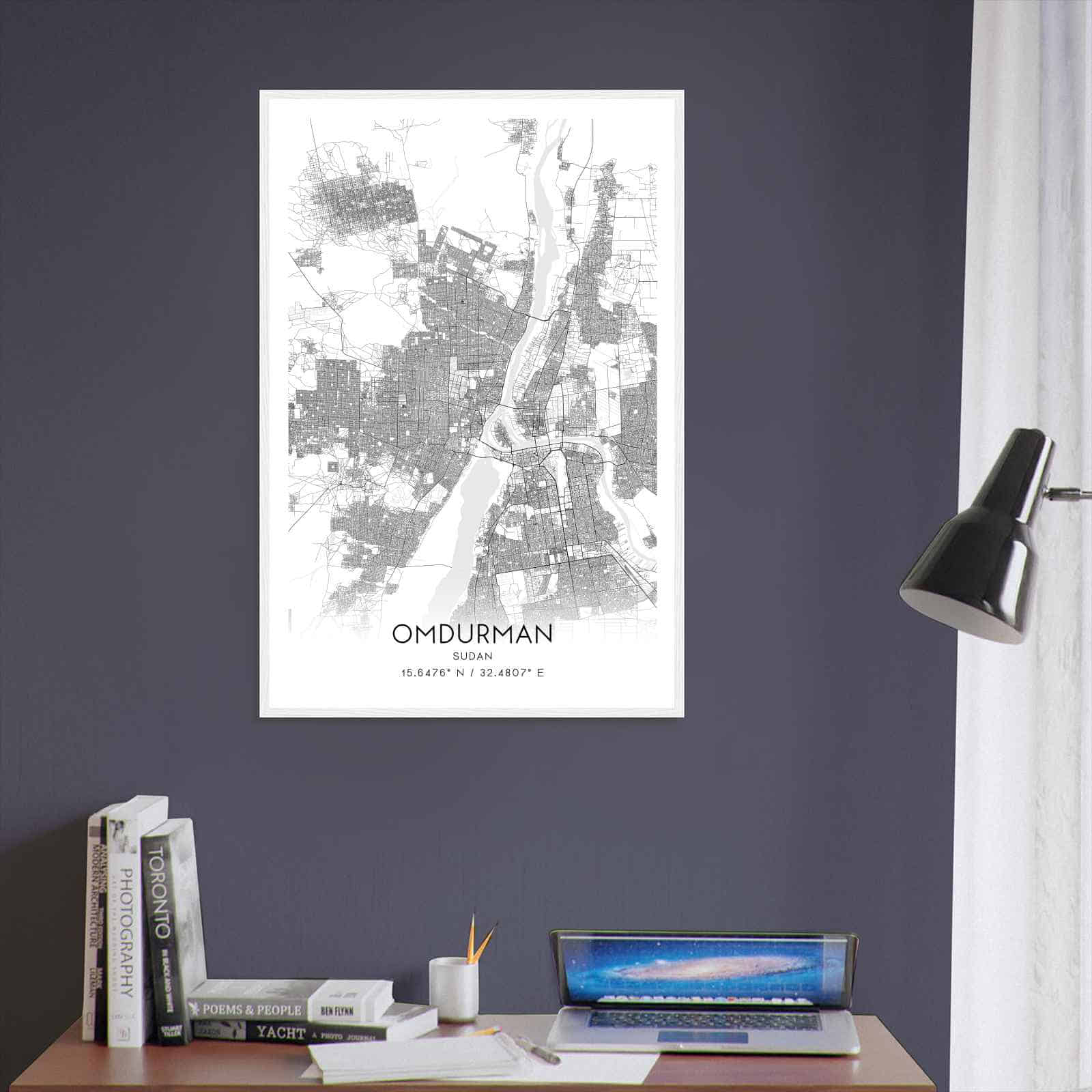 Deerfield Kansas Map Poster, Modern Home Decor Wall Art Print (Copy)