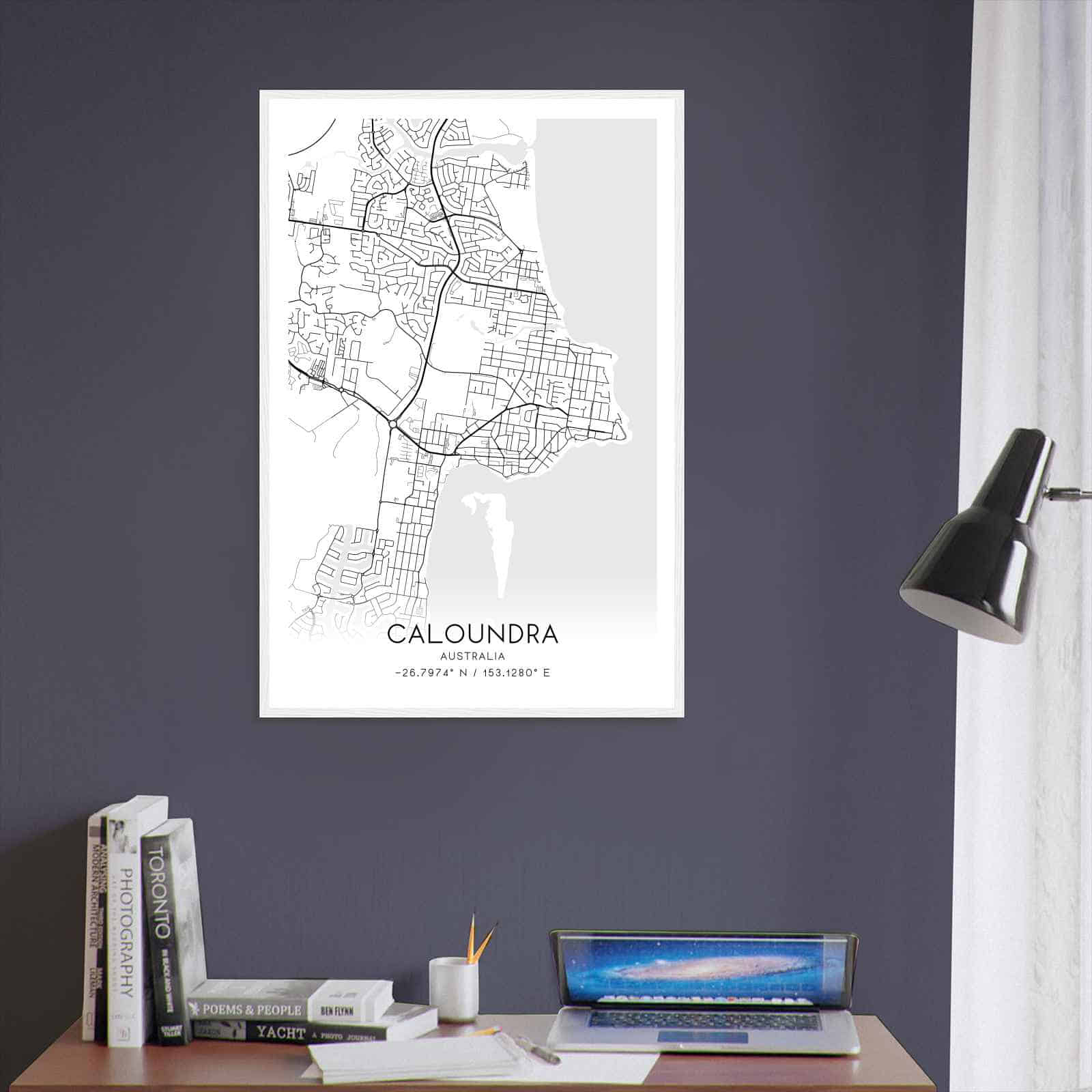 Deerfield Kansas Map Poster, Modern Home Decor Wall Art Print (Copy)