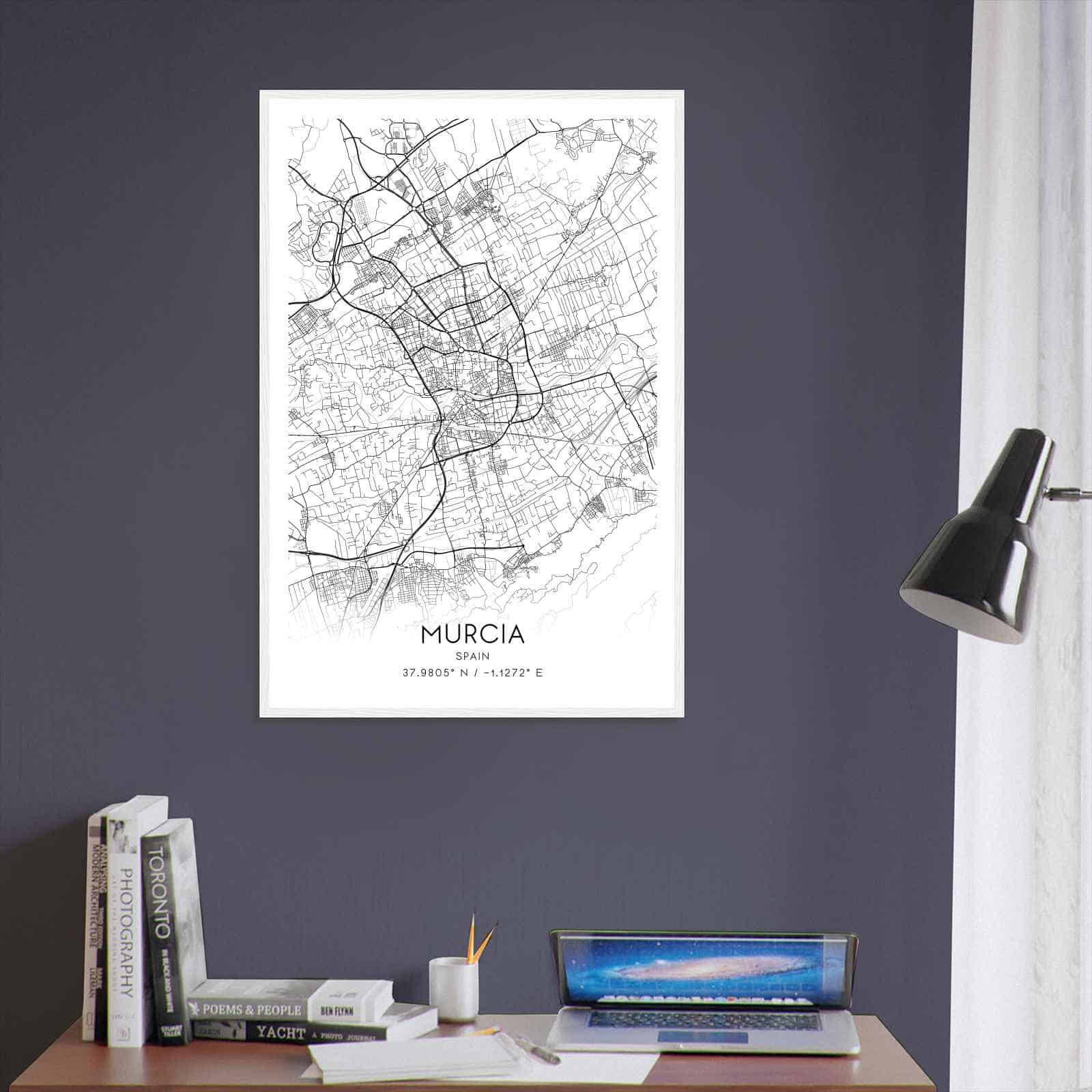 Deerfield Kansas Map Poster, Modern Home Decor Wall Art Print (Copy)