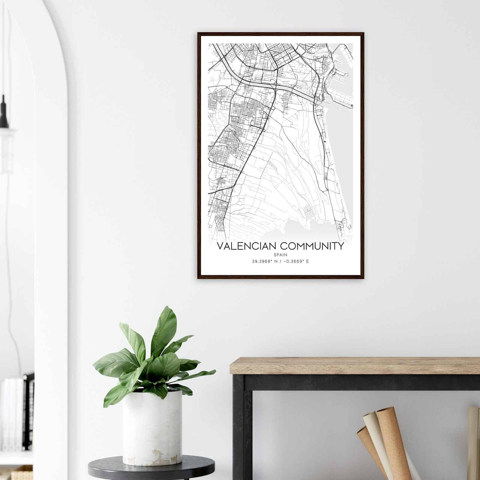 Deerfield Kansas Map Poster, Modern Home Decor Wall Art Print (Copy)