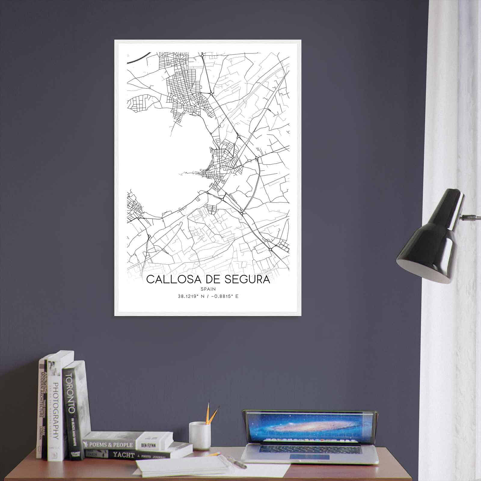 Deerfield Kansas Map Poster, Modern Home Decor Wall Art Print (Copy)