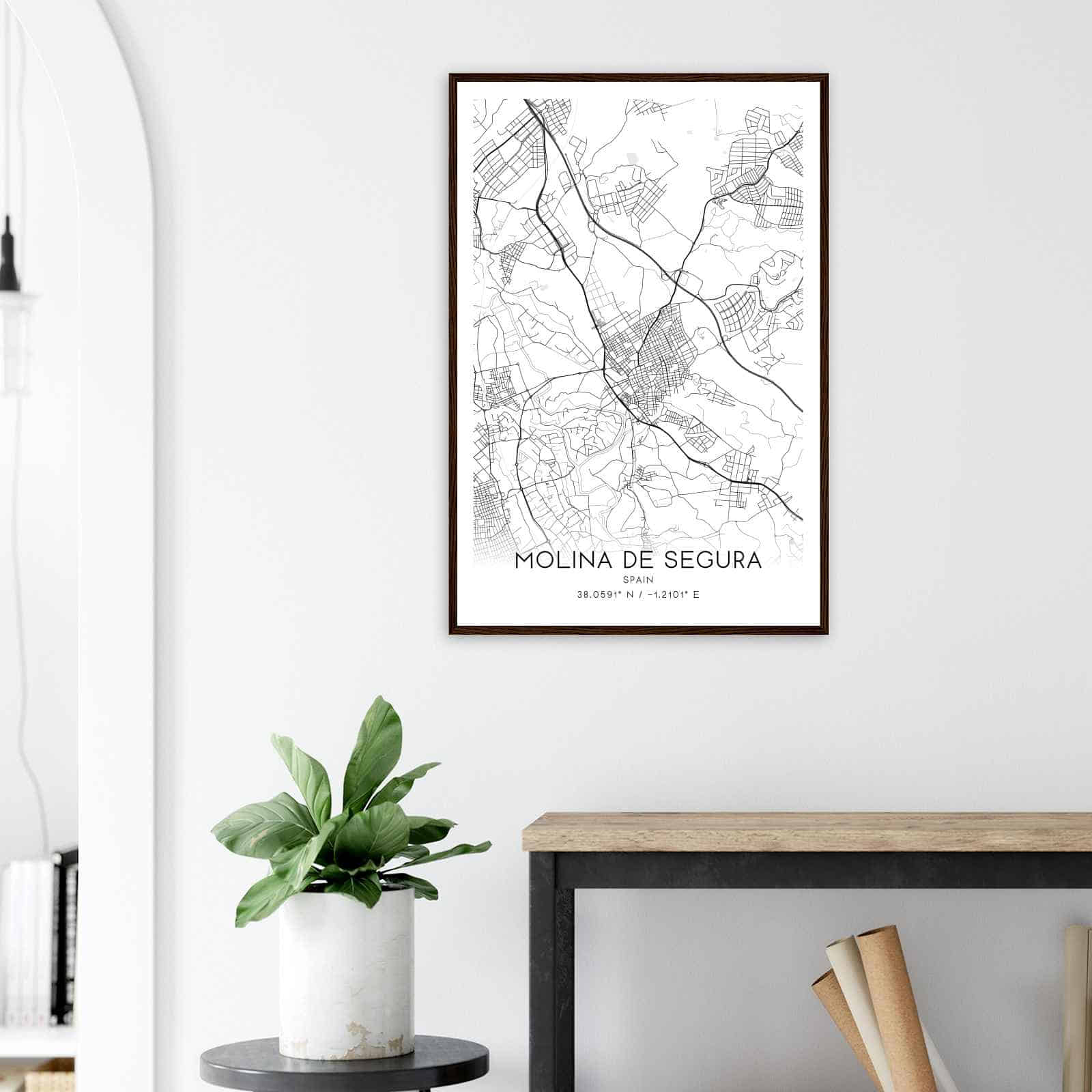 Deerfield Kansas Map Poster, Modern Home Decor Wall Art Print (Copy)